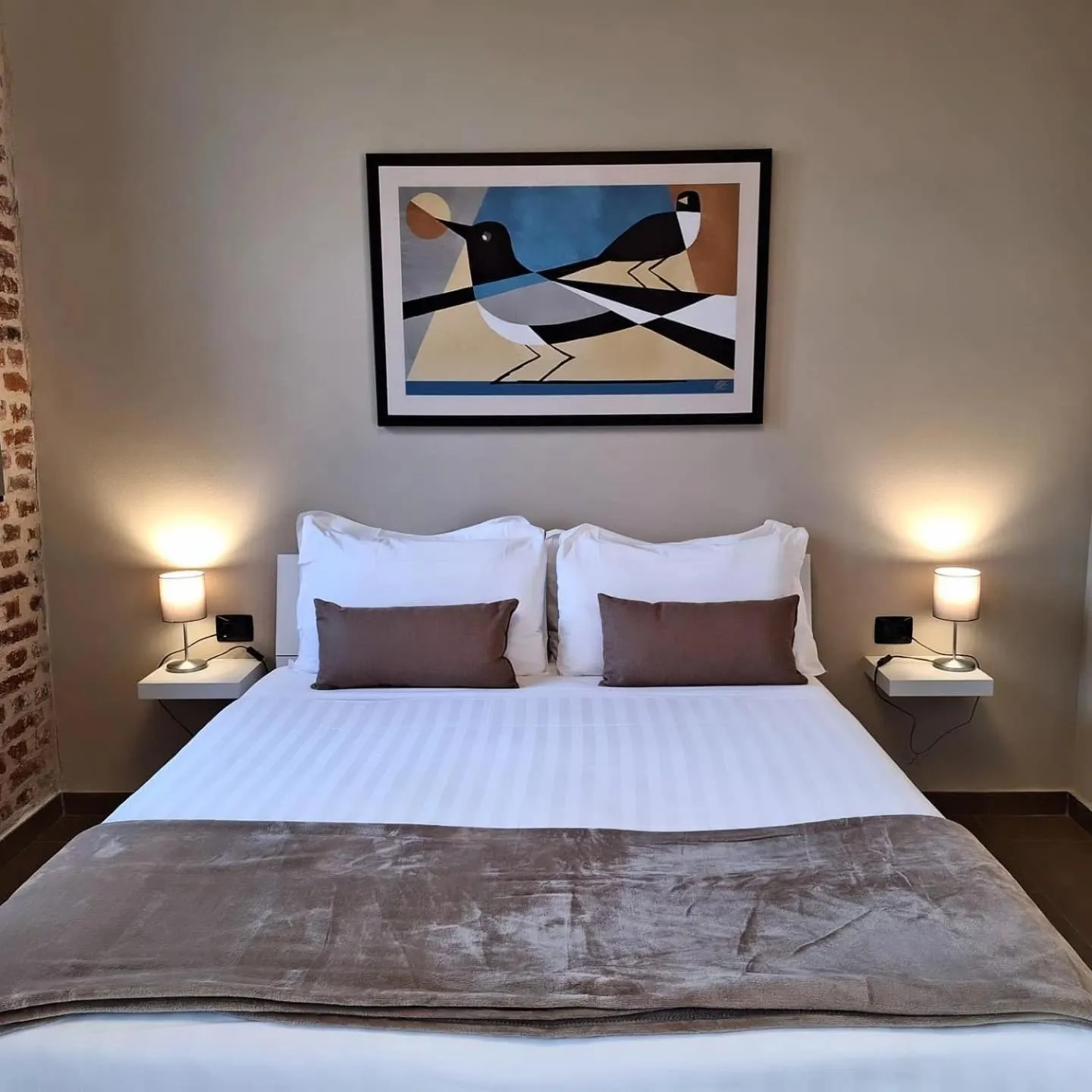 Bed in Cascina Mora Bassa