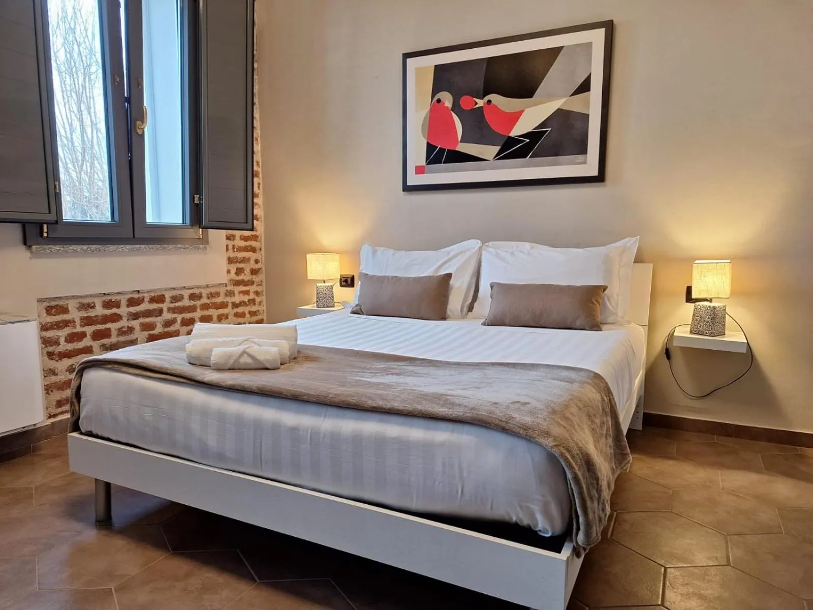 Bedroom, Bed in Cascina Mora Bassa