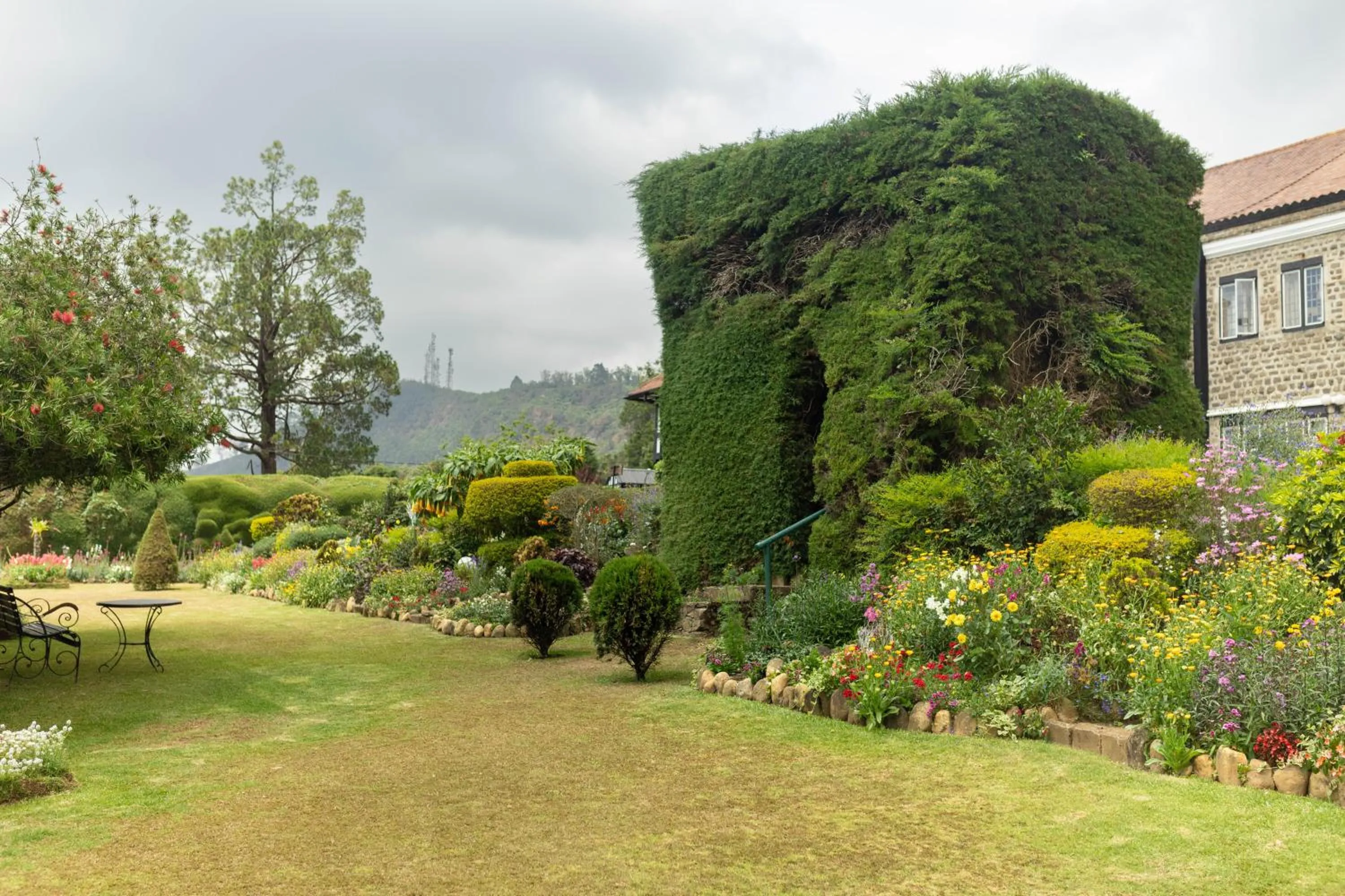 Garden in The Hill Club