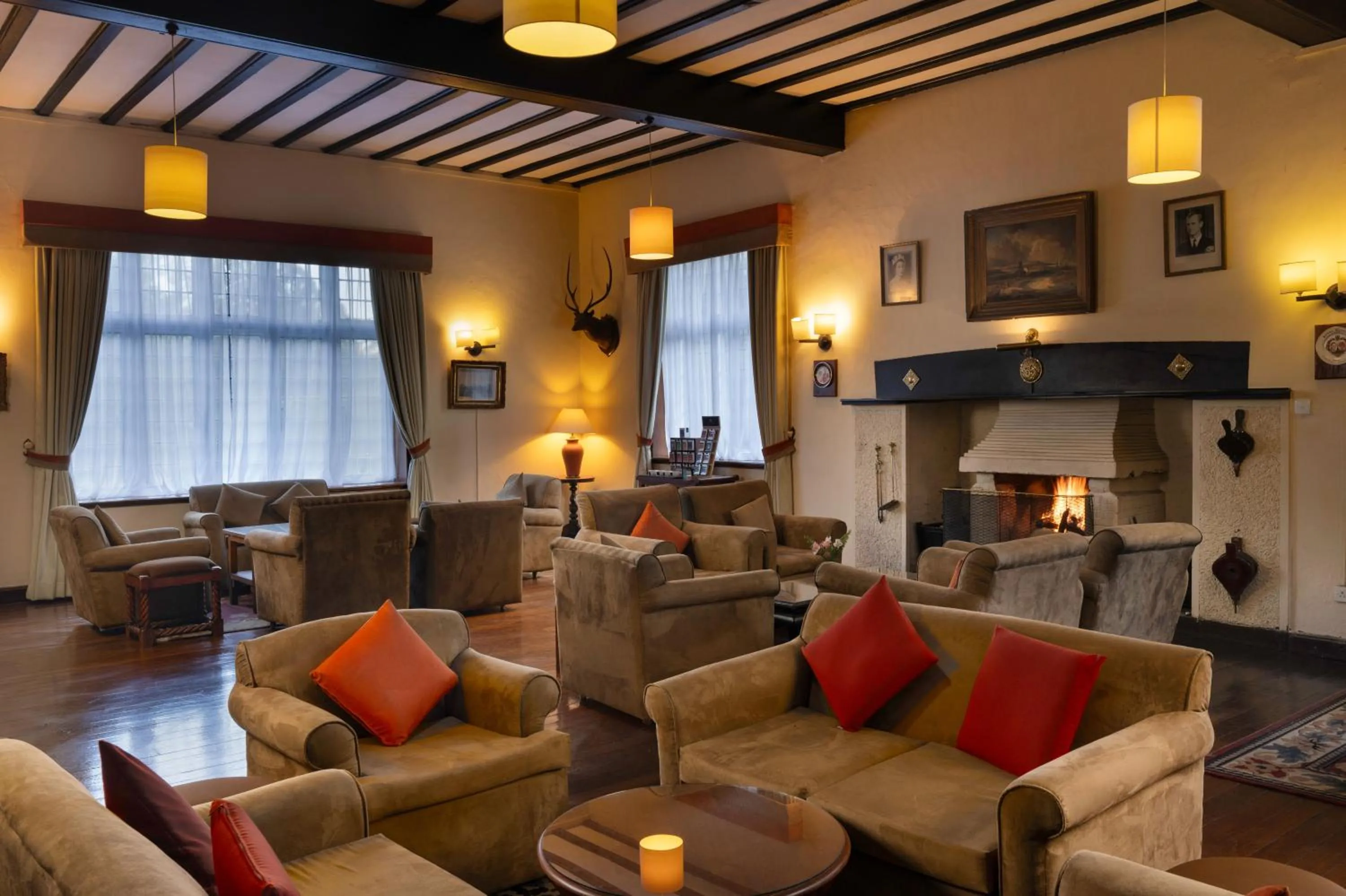 Seating area in The Hill Club