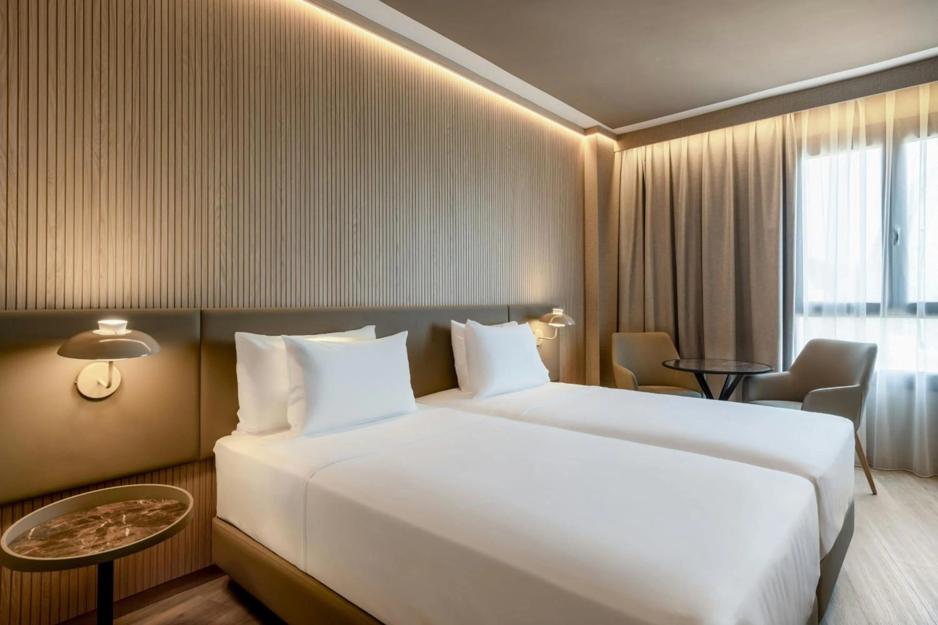 Photo of the whole room, Bed in AC Hotel by Marriott Cartagena