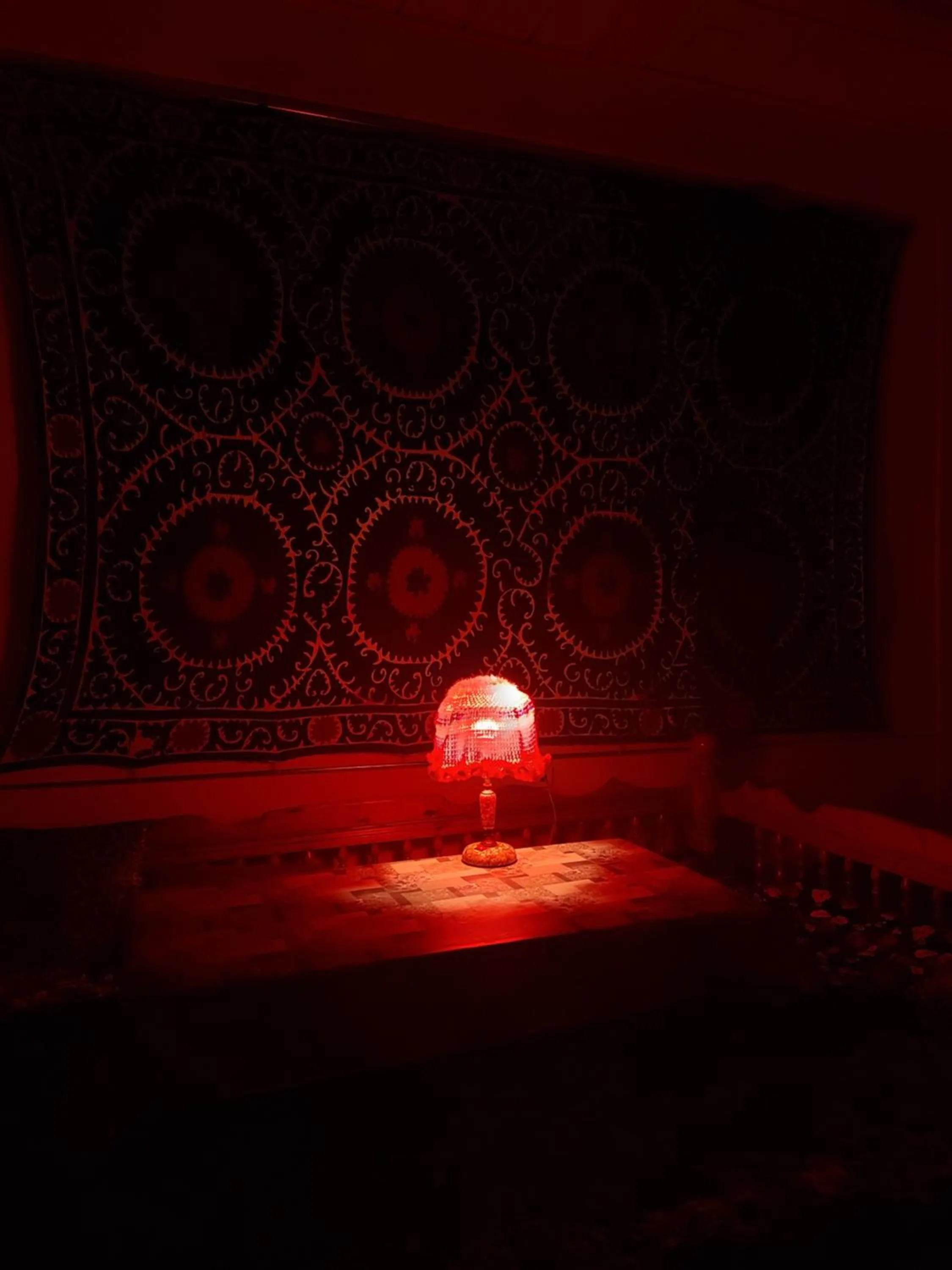 Inner courtyard view, Bed in MUSAVVIR