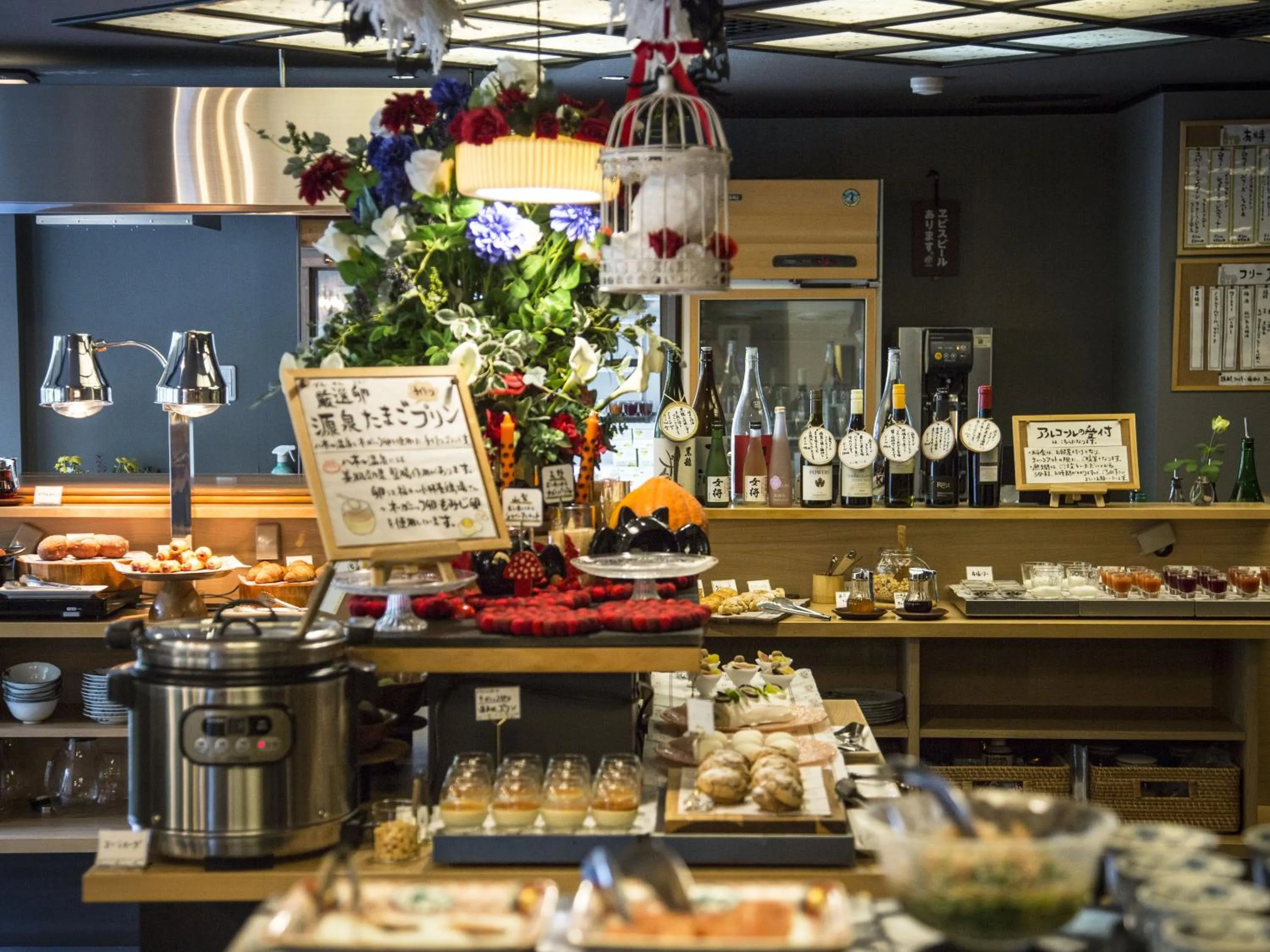 Buffet breakfast in Hotel Yagi