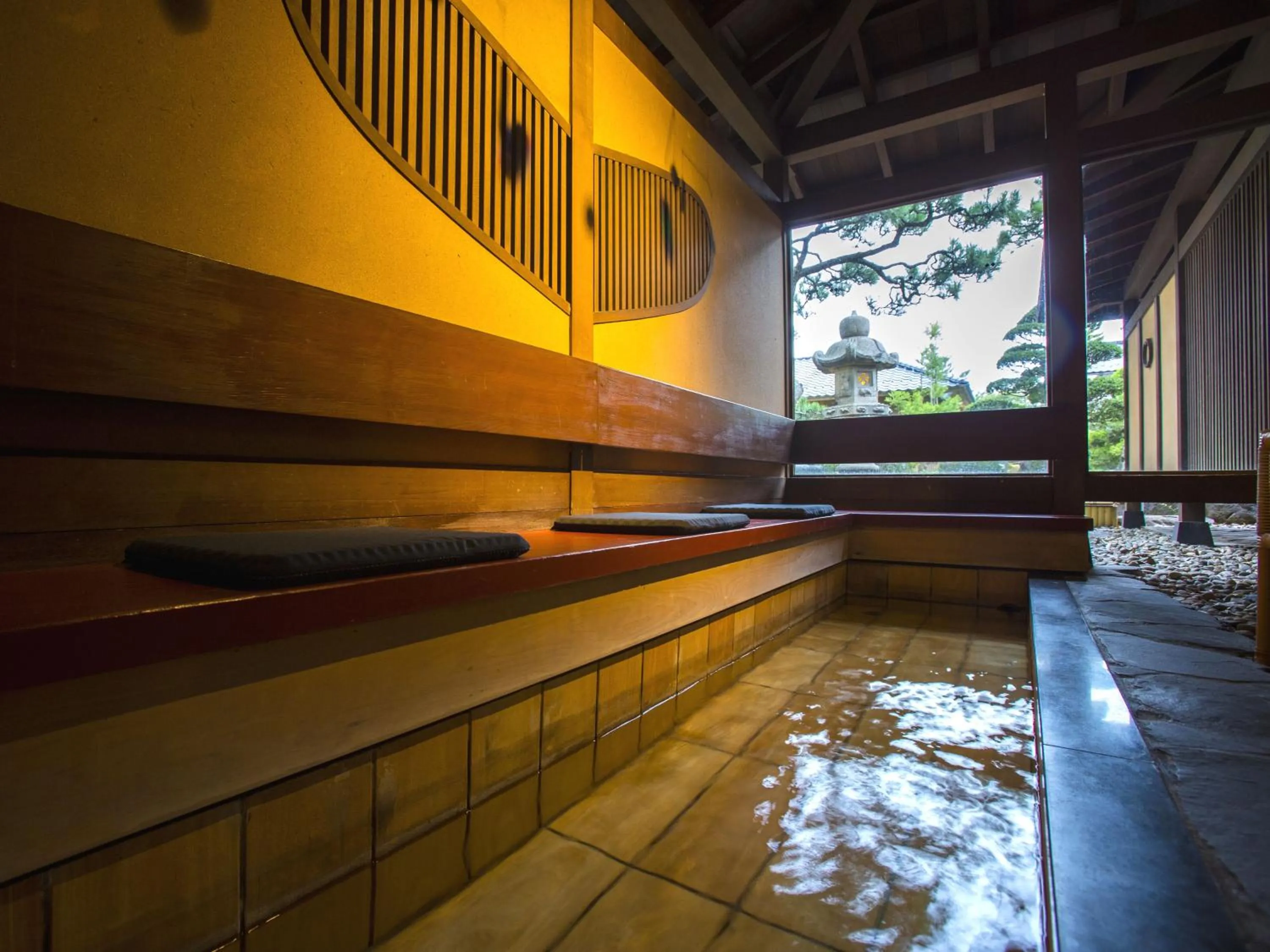 Hot Spring Bath in Hotel Yagi