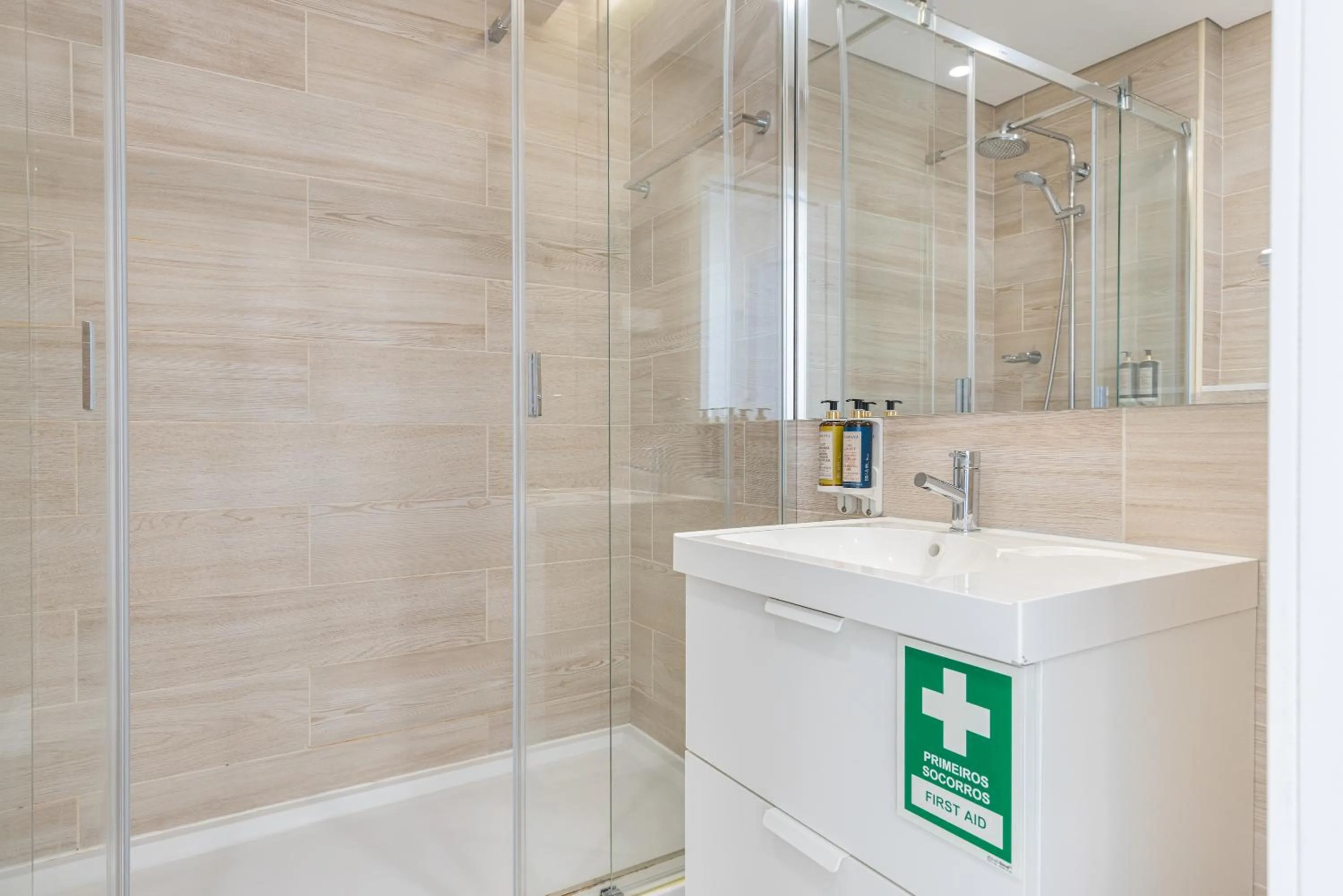 Bathroom in Garcia 28 by LovelyStay