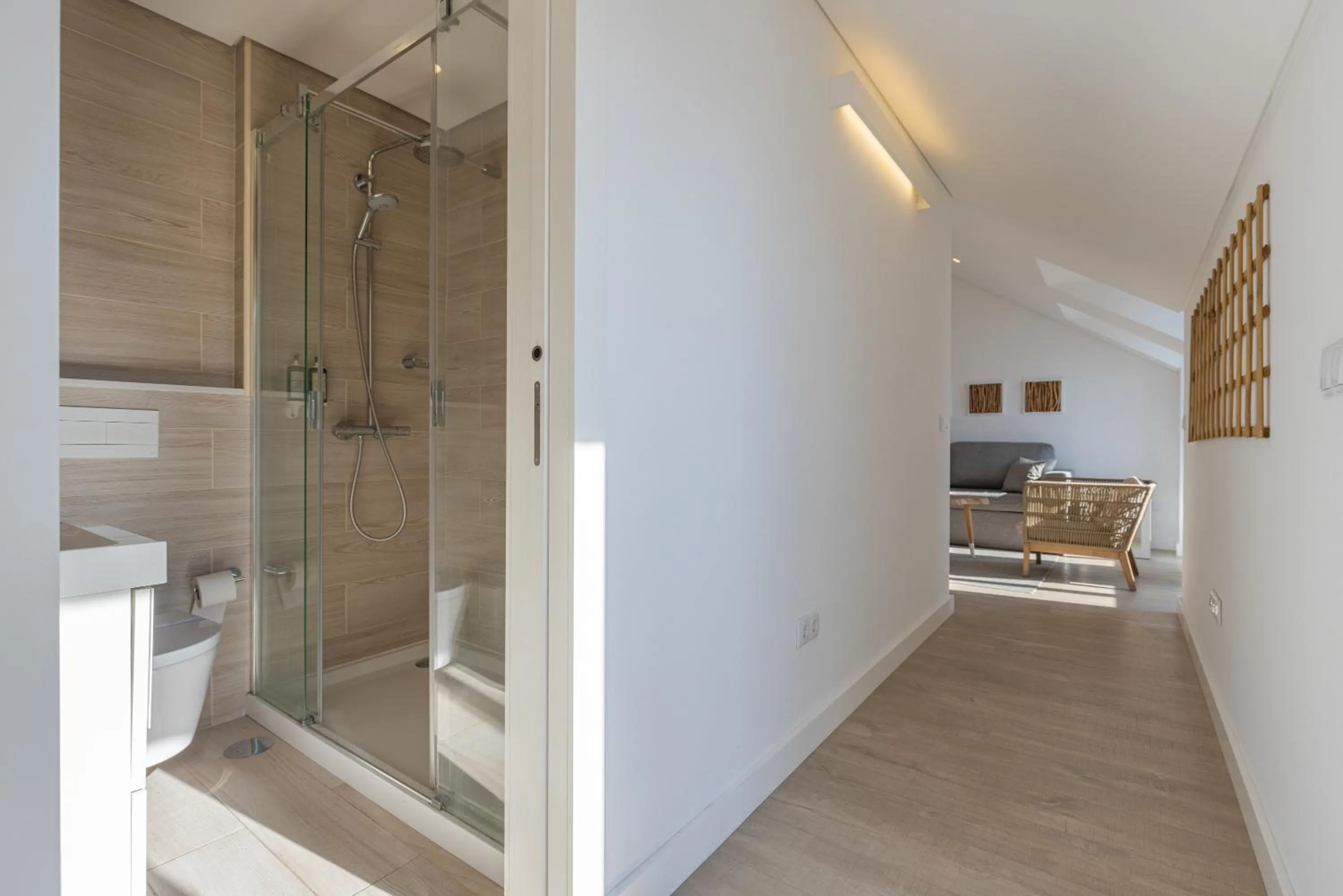 Bathroom in Garcia 28 by LovelyStay