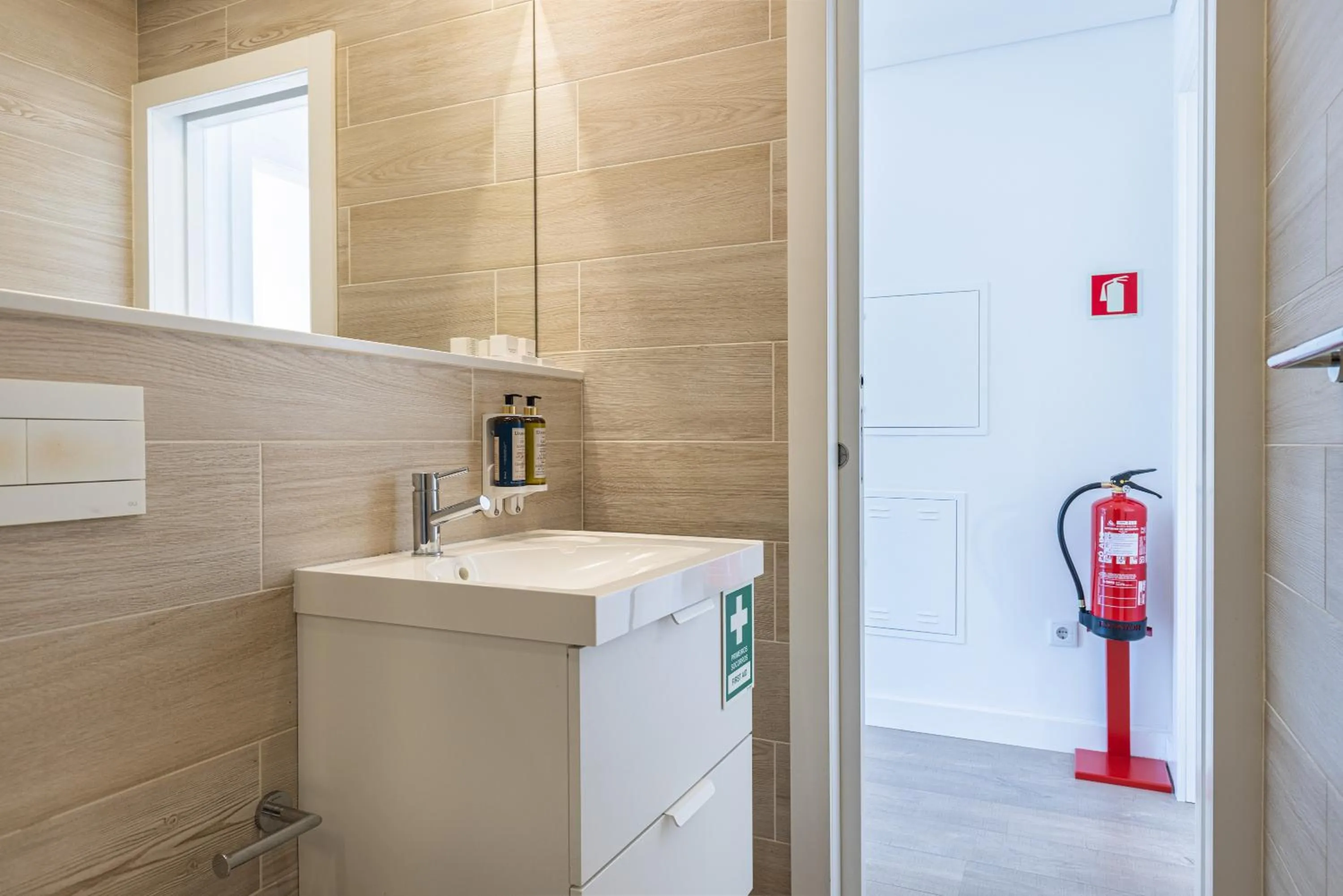 Bathroom in Garcia 28 by LovelyStay