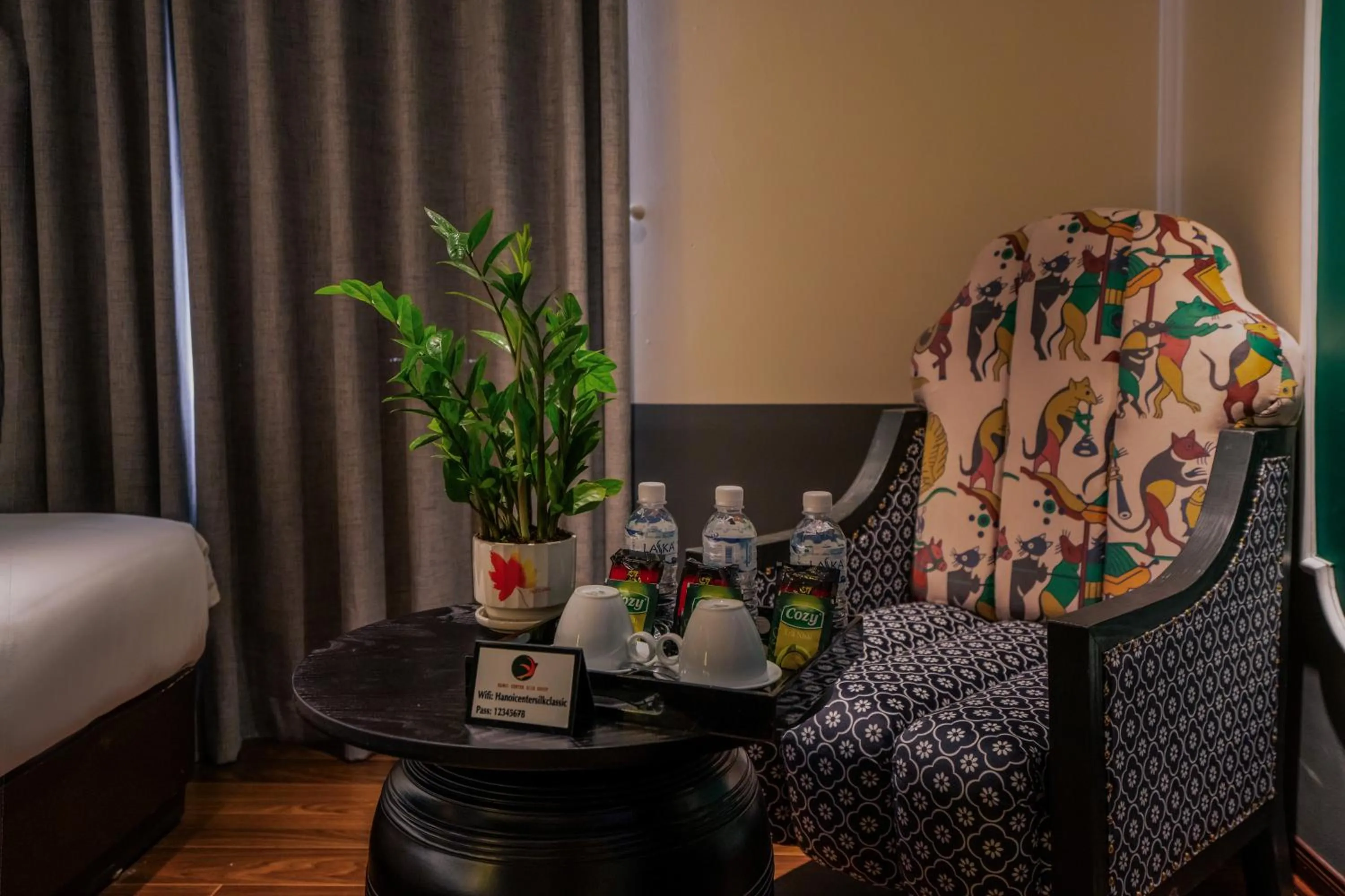 Decorative detail in Hanoi Center Silk Classic Hotel & Travel