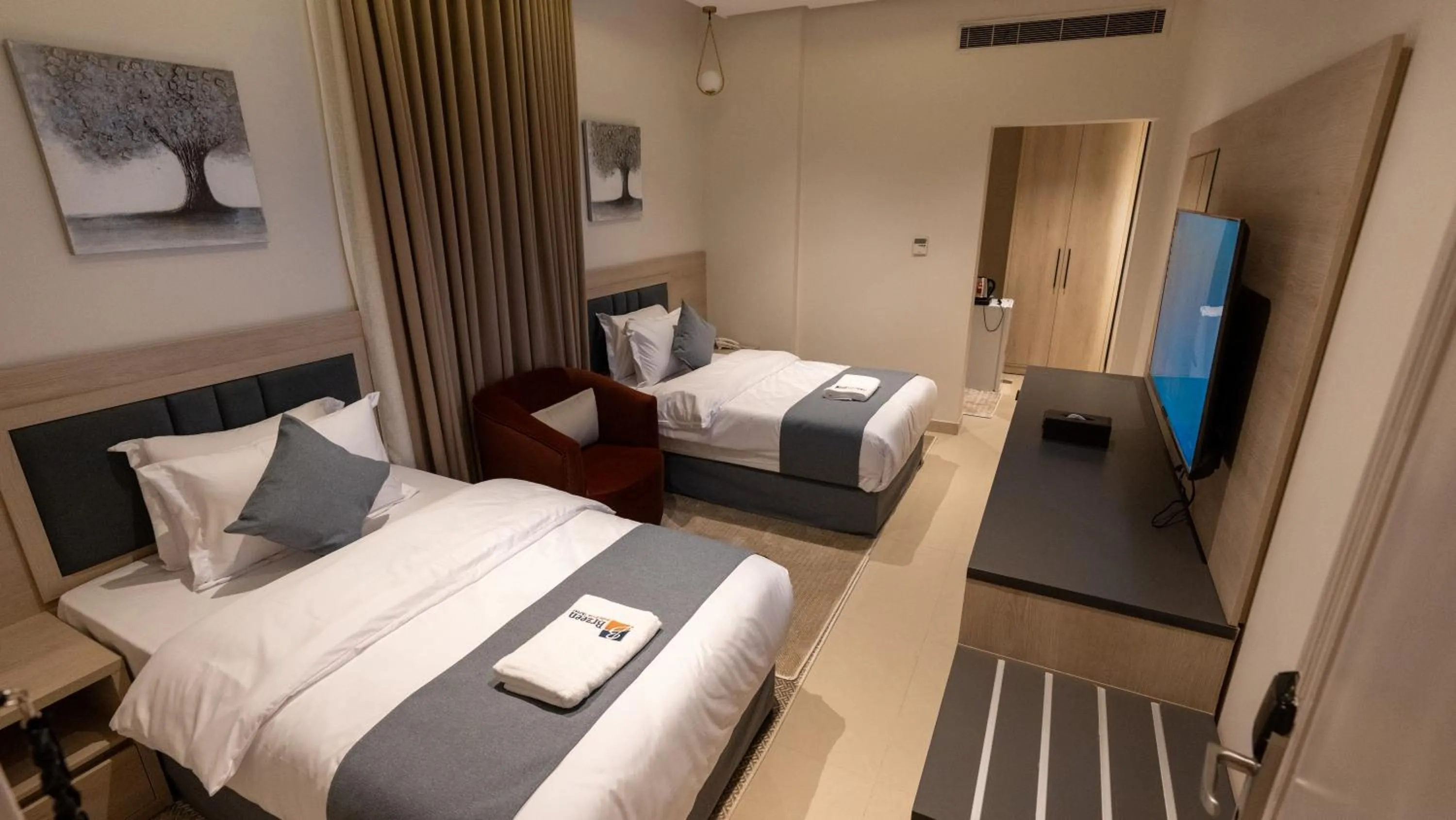 Bed in Brzeen Hotel Riyadh