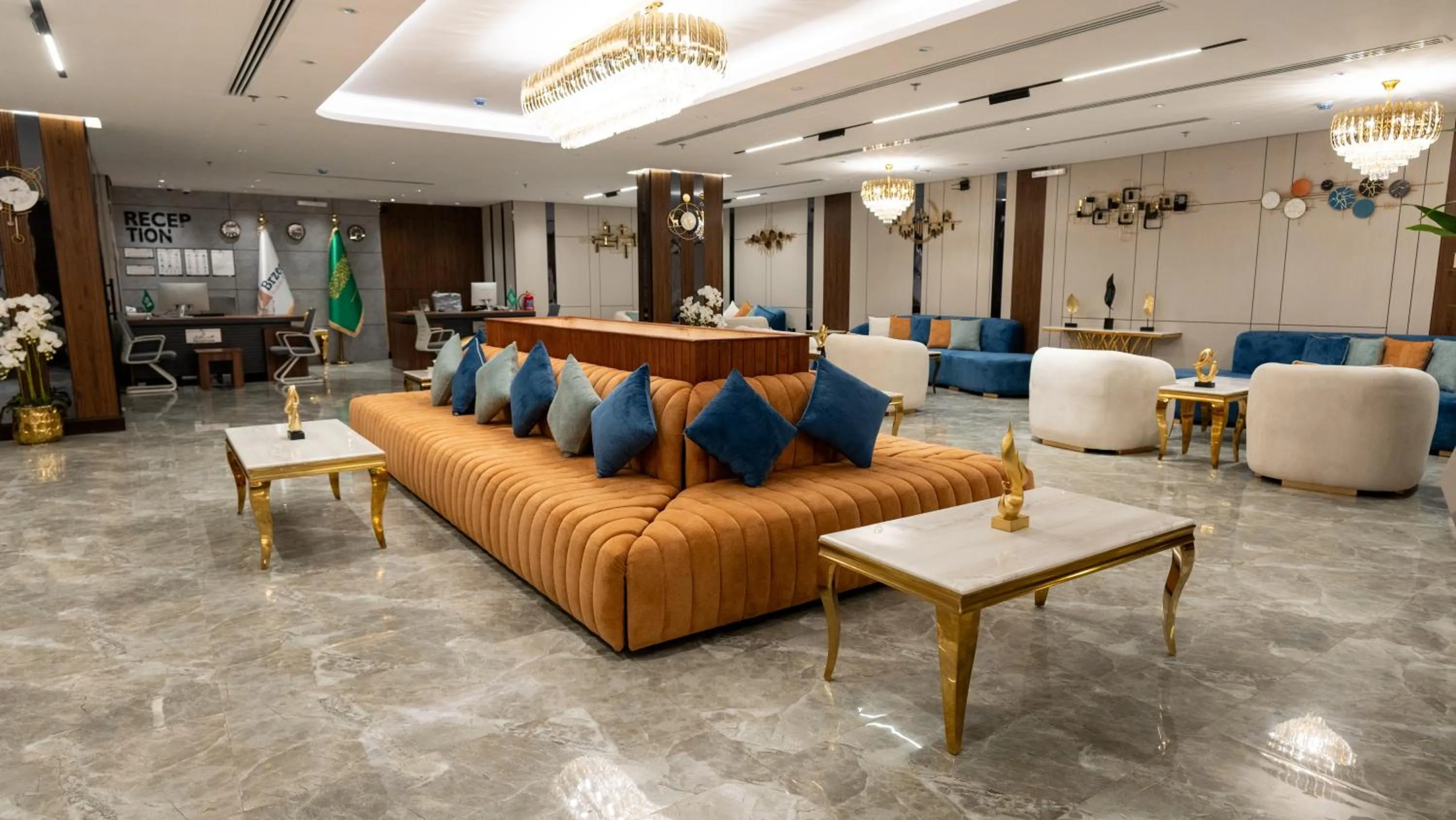 Seating area in Brzeen Hotel Riyadh