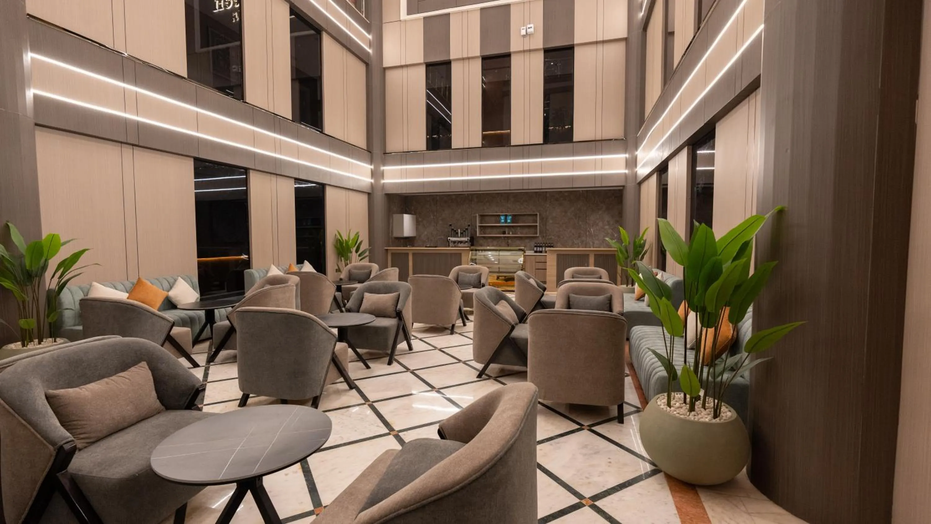 Seating area in Brzeen Hotel Riyadh