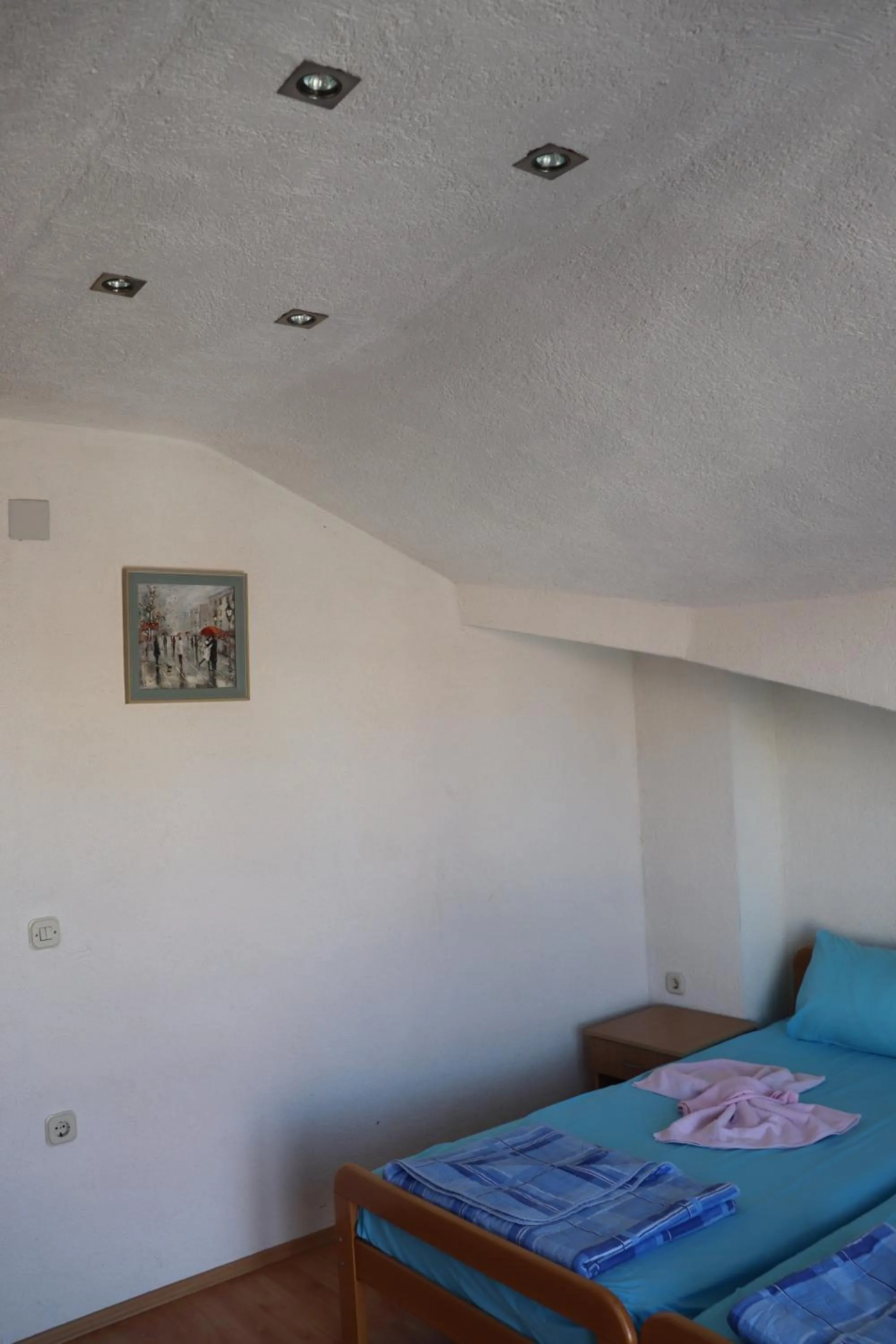 Bed in Bogdanoski Studios & Guest Rooms