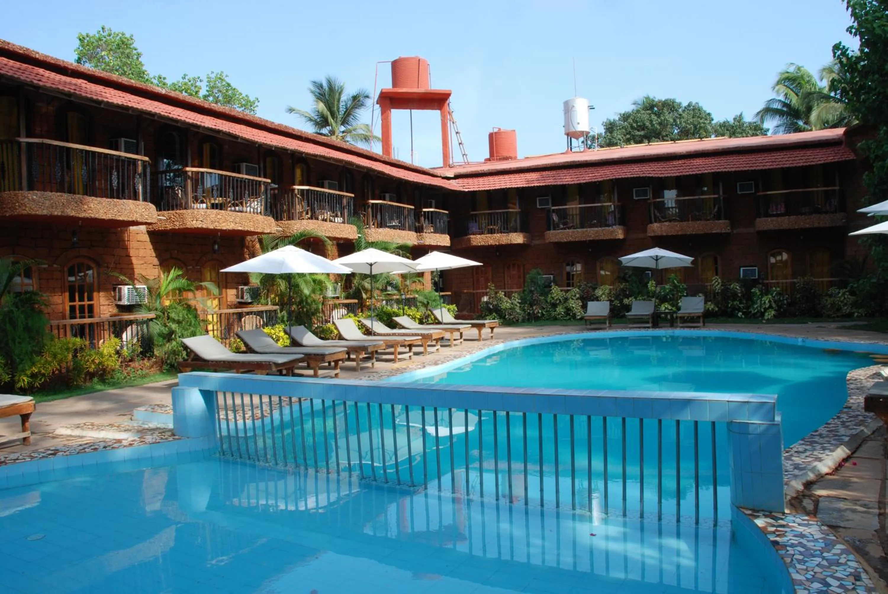 Swimming pool in Sea Breeze Beach, Calangute, Goa