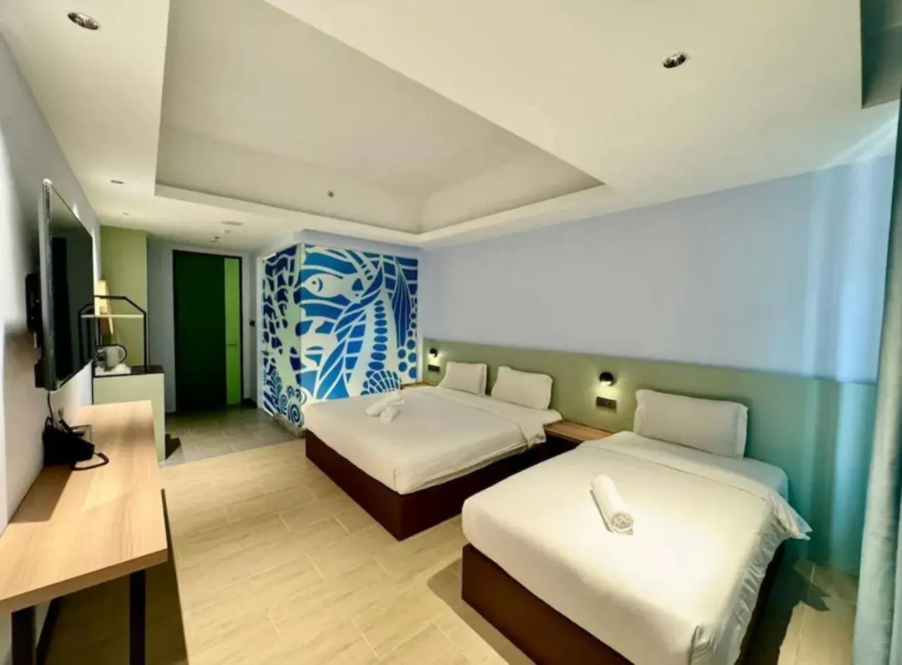 Bed in Wing Tat Grand Hotel Bed in Wing Tat Grand Hotel