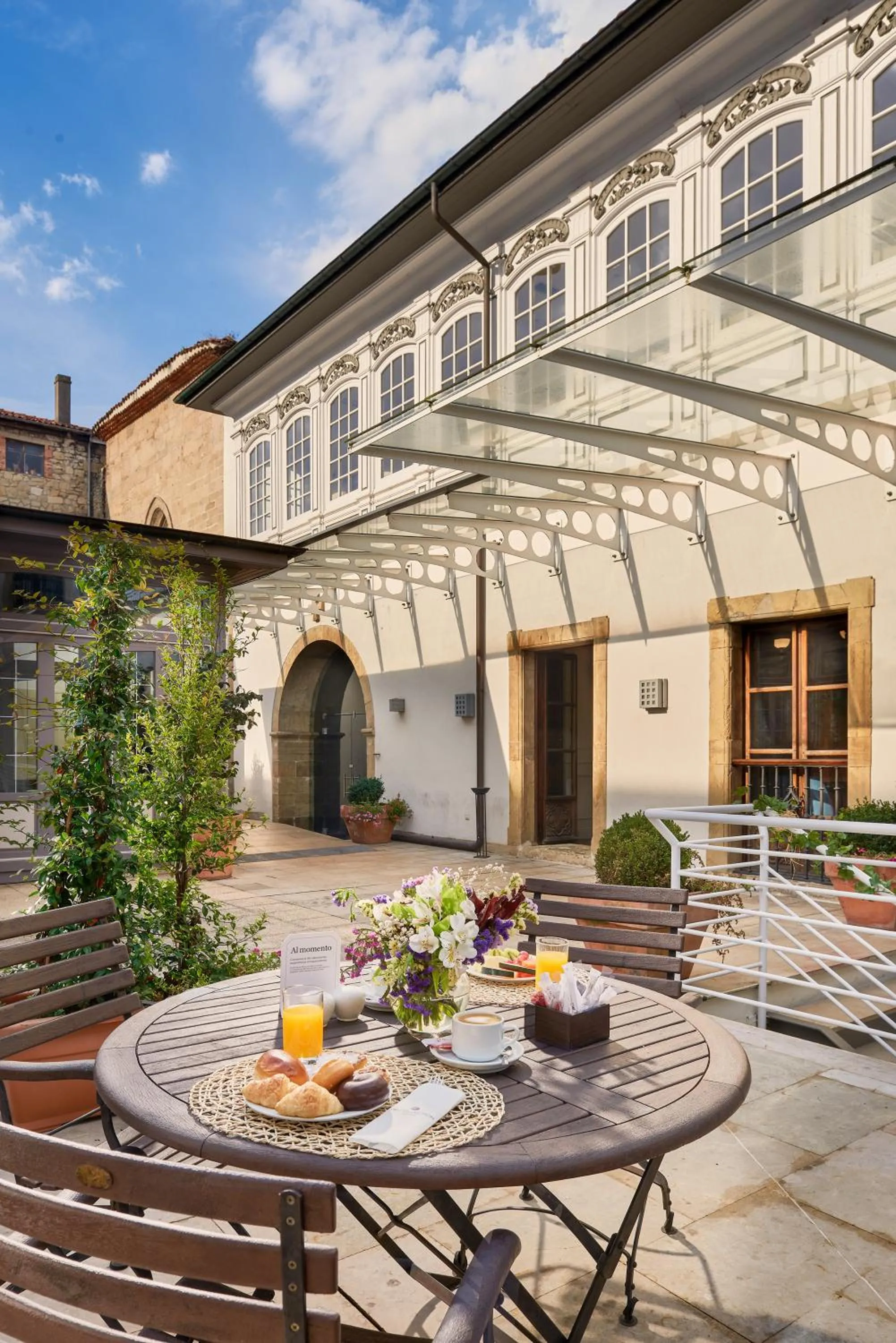 Patio in Palacio de Aviles Affiliated By Melia