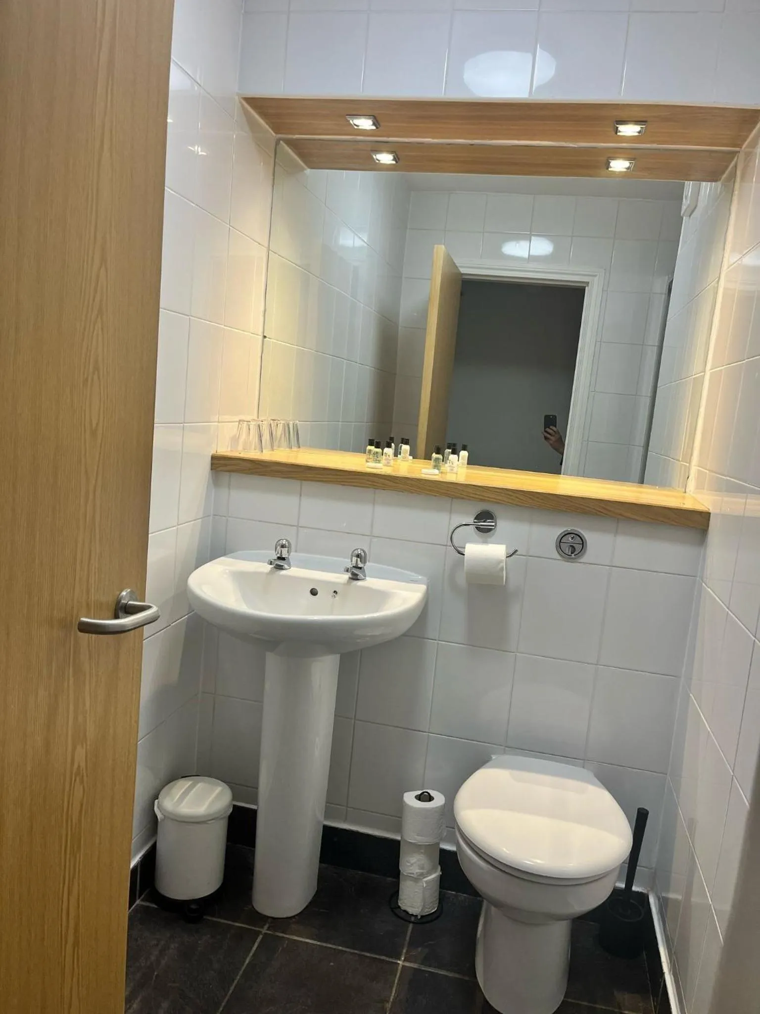 Toilet in Laurel Bank Hotel