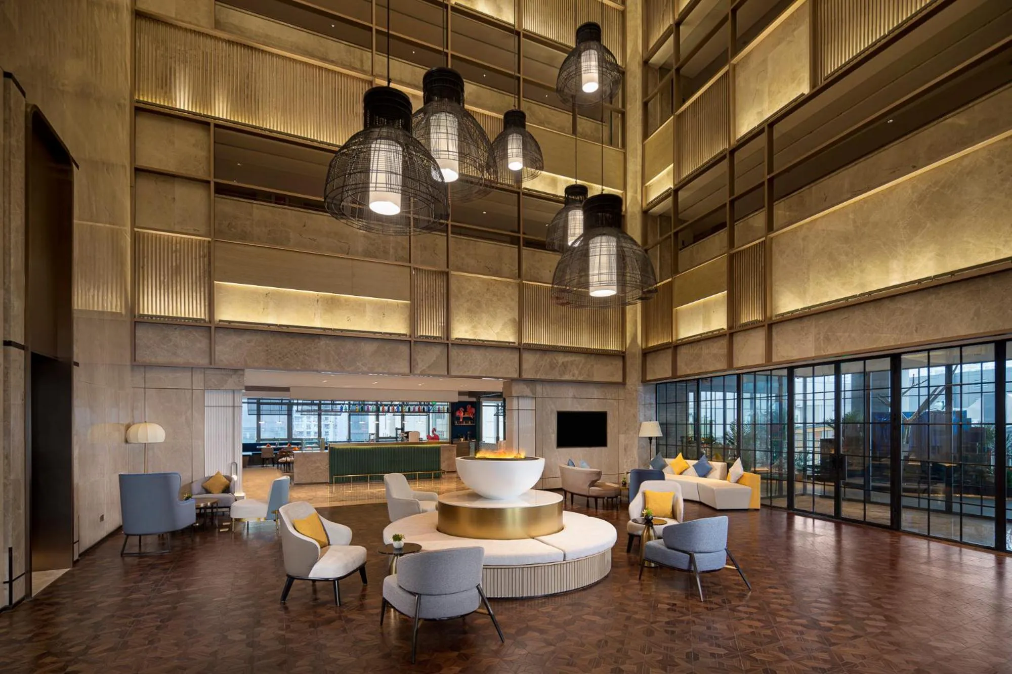 Seating area in Voco Chongqing Chaotianmen