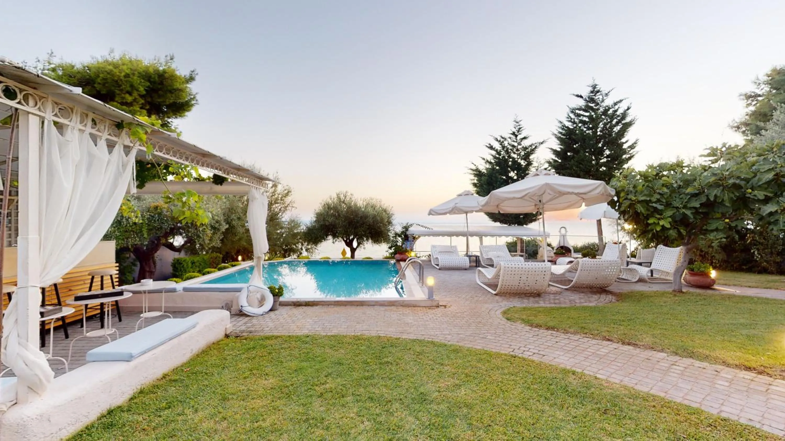 Swimming pool in Acrotel Athena Villa