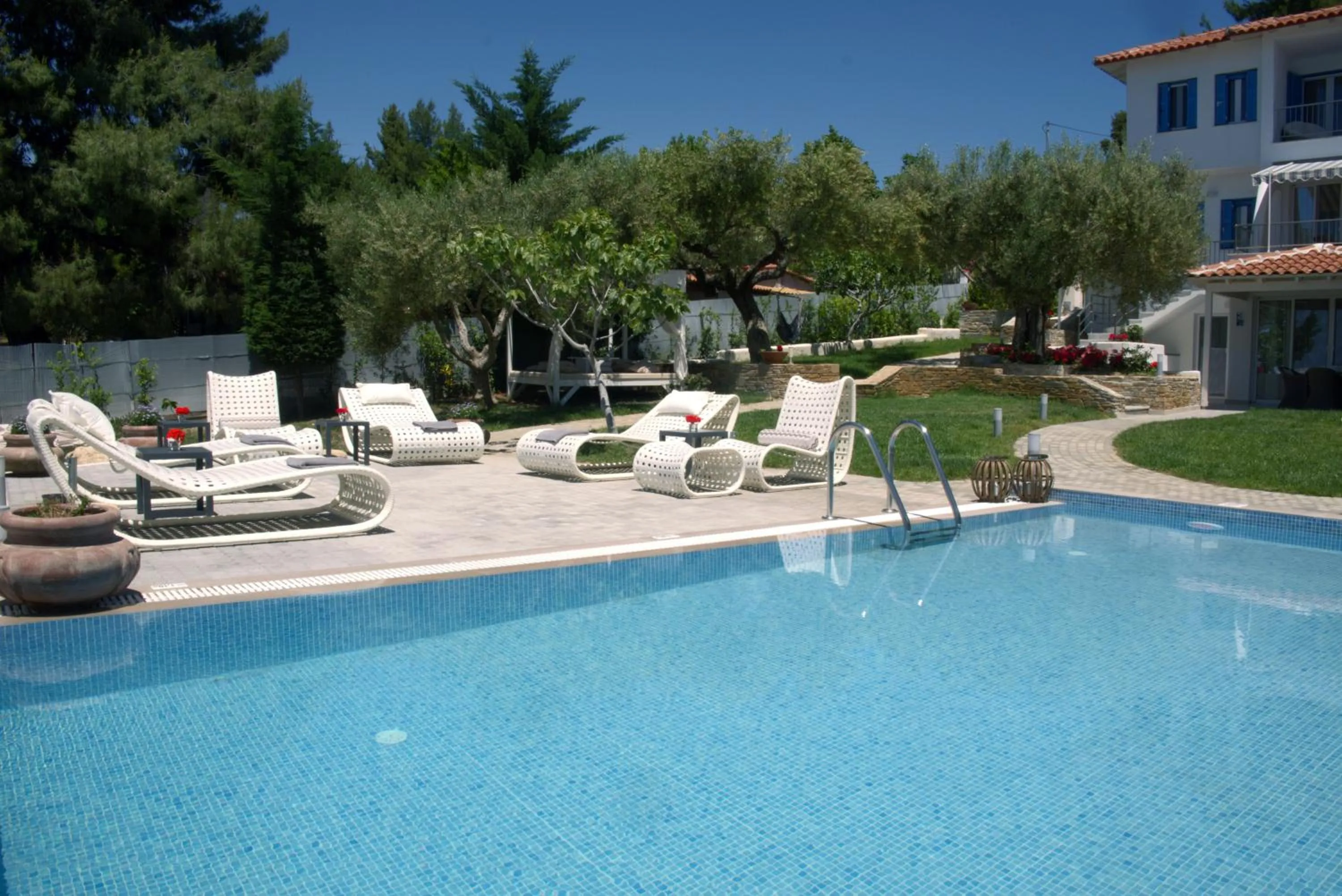 Swimming pool in Acrotel Athena Villa