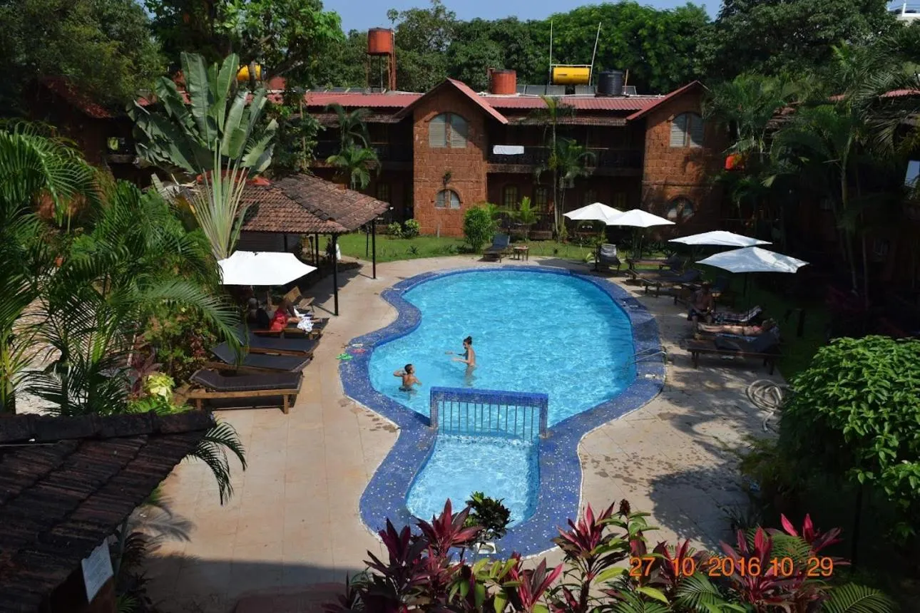 Pool view in Sea Breeze Beach Resort Candolim, Goa