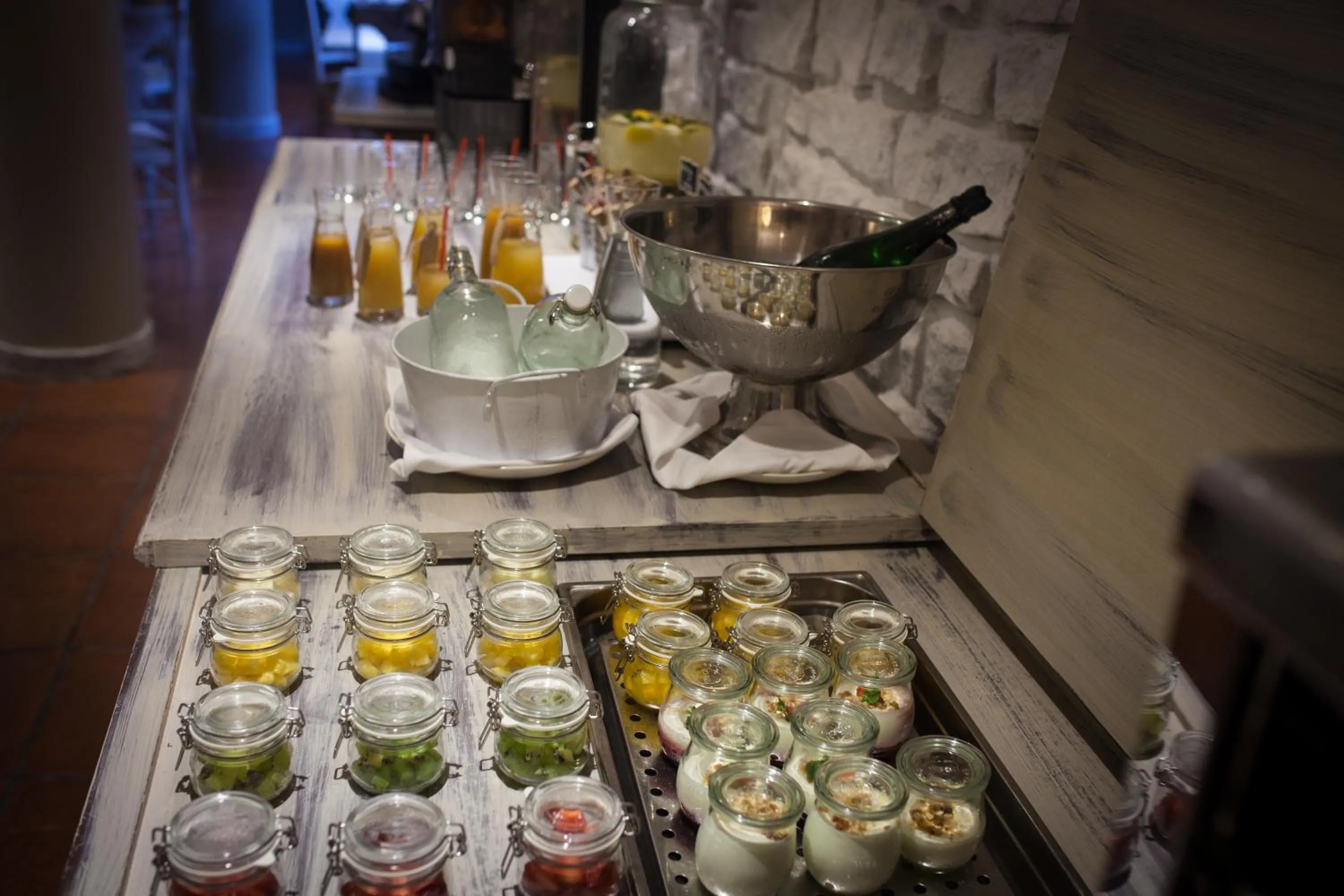 Buffet breakfast in Hotel Luze El Toro