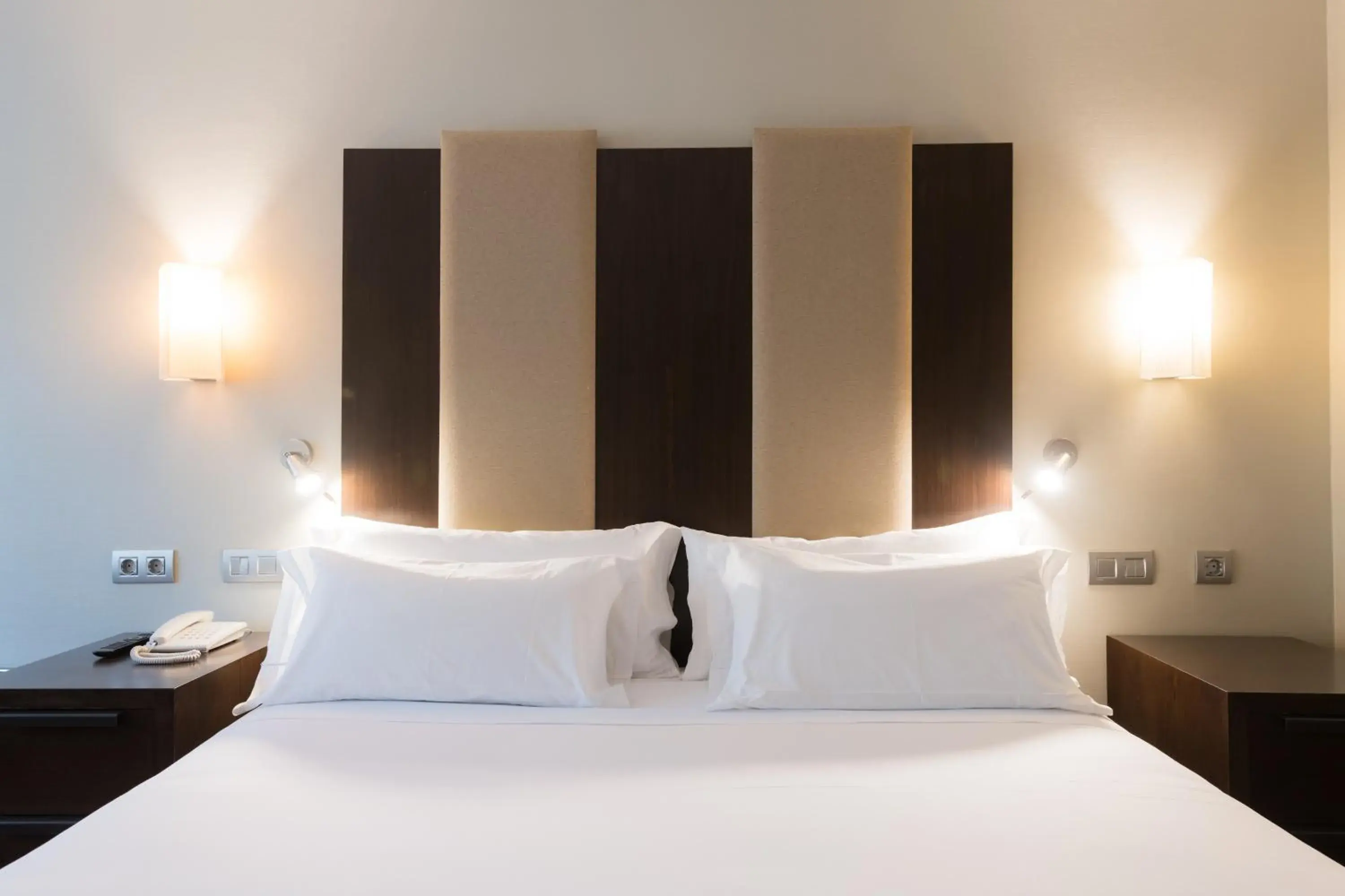Bed in Hotel Ciudad de Valladolid Bed in Hotel Ciudad de Valladolid