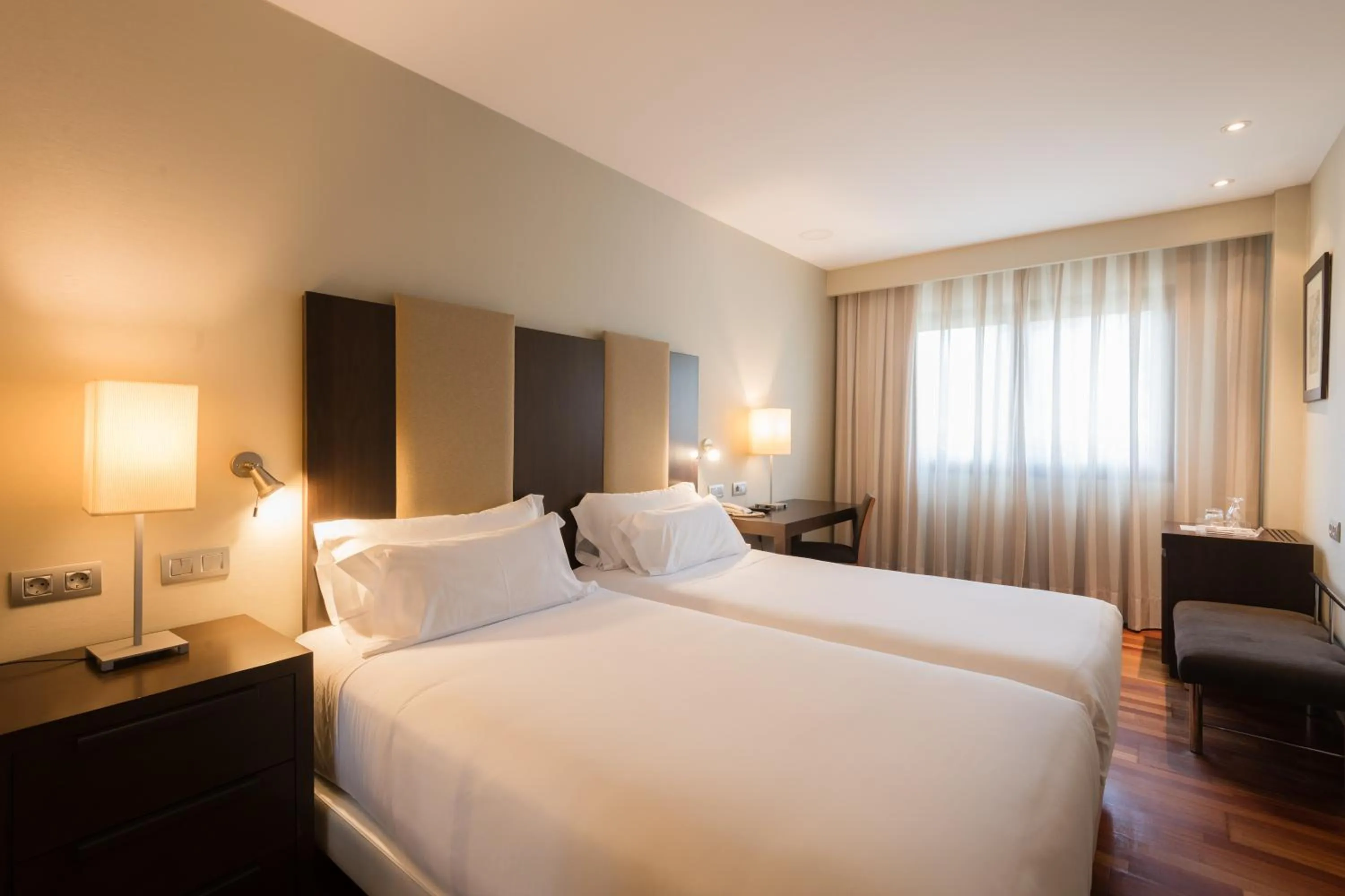 Bed in Hotel Ciudad de Valladolid