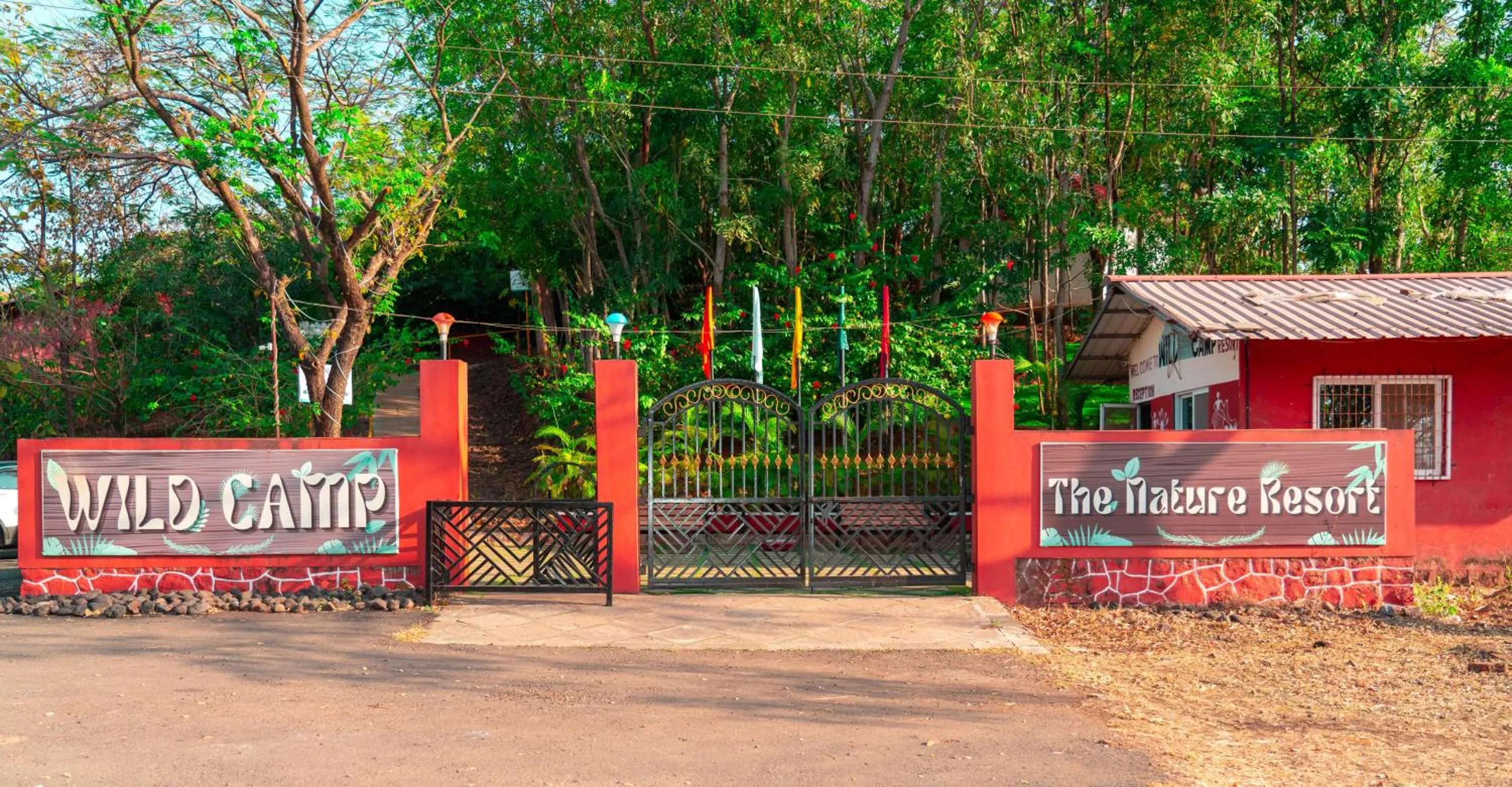 Facade/entrance in Wild Camp- The Nature Resort