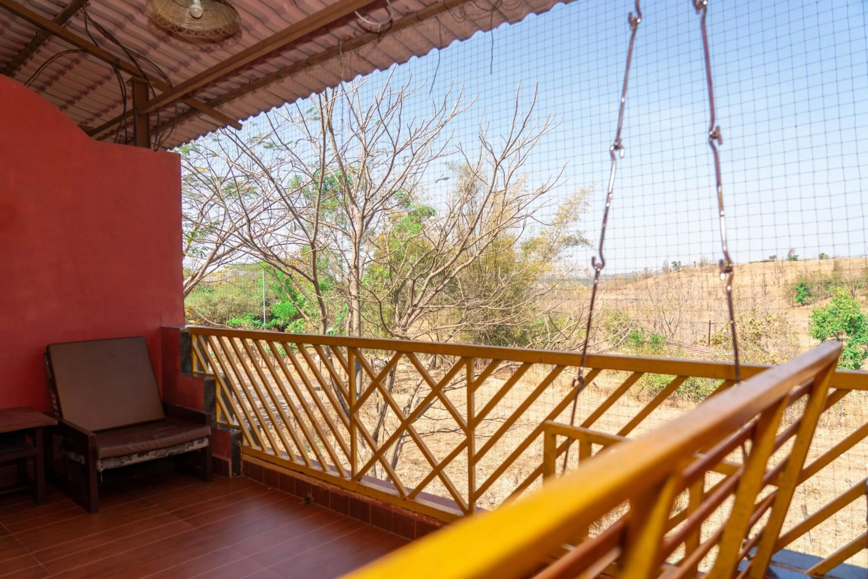 Balcony/Terrace in Wild Camp- The Nature Resort