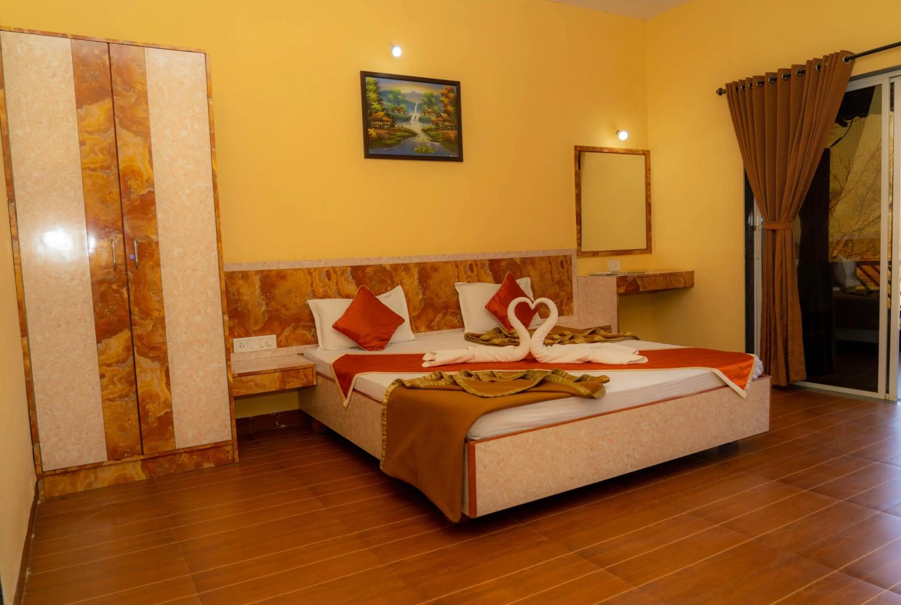 Bedroom, Bed in Wild Camp- The Nature Resort