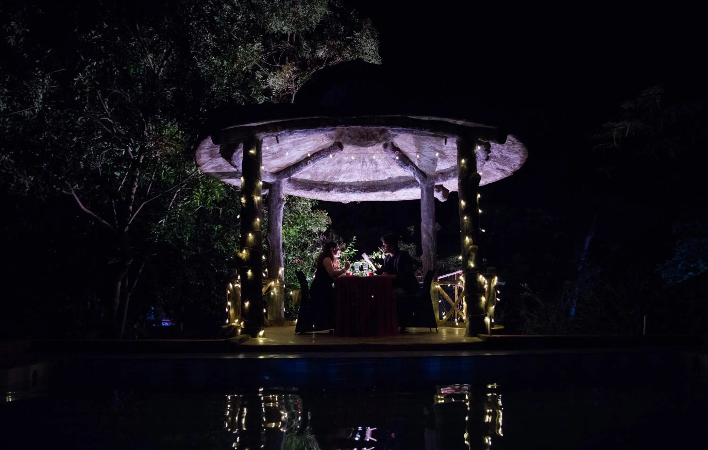 Dining area in Wild Camp- The Nature Resort