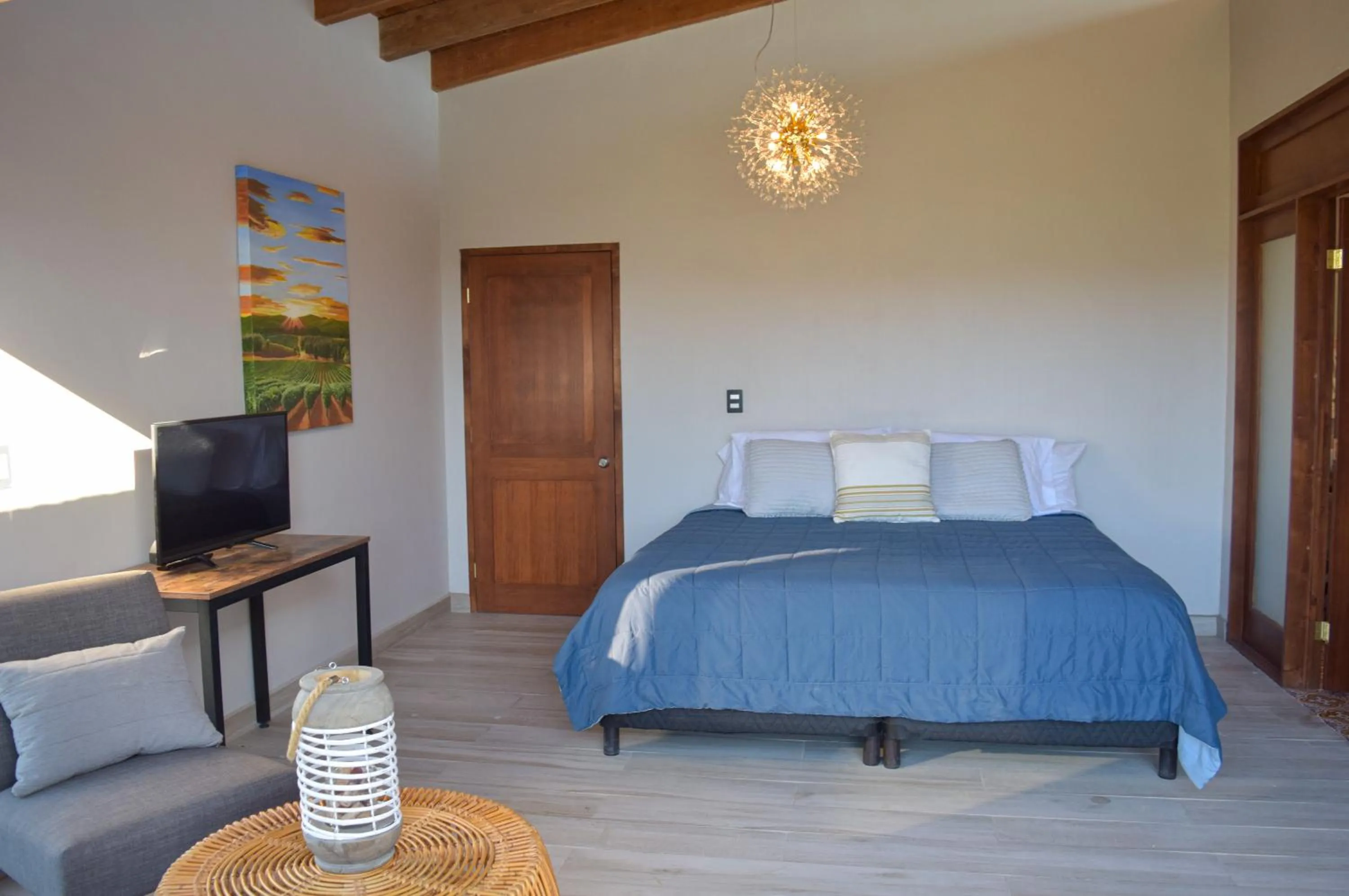 Photo of the whole room, Bed in Viñedo Casa la Noria
