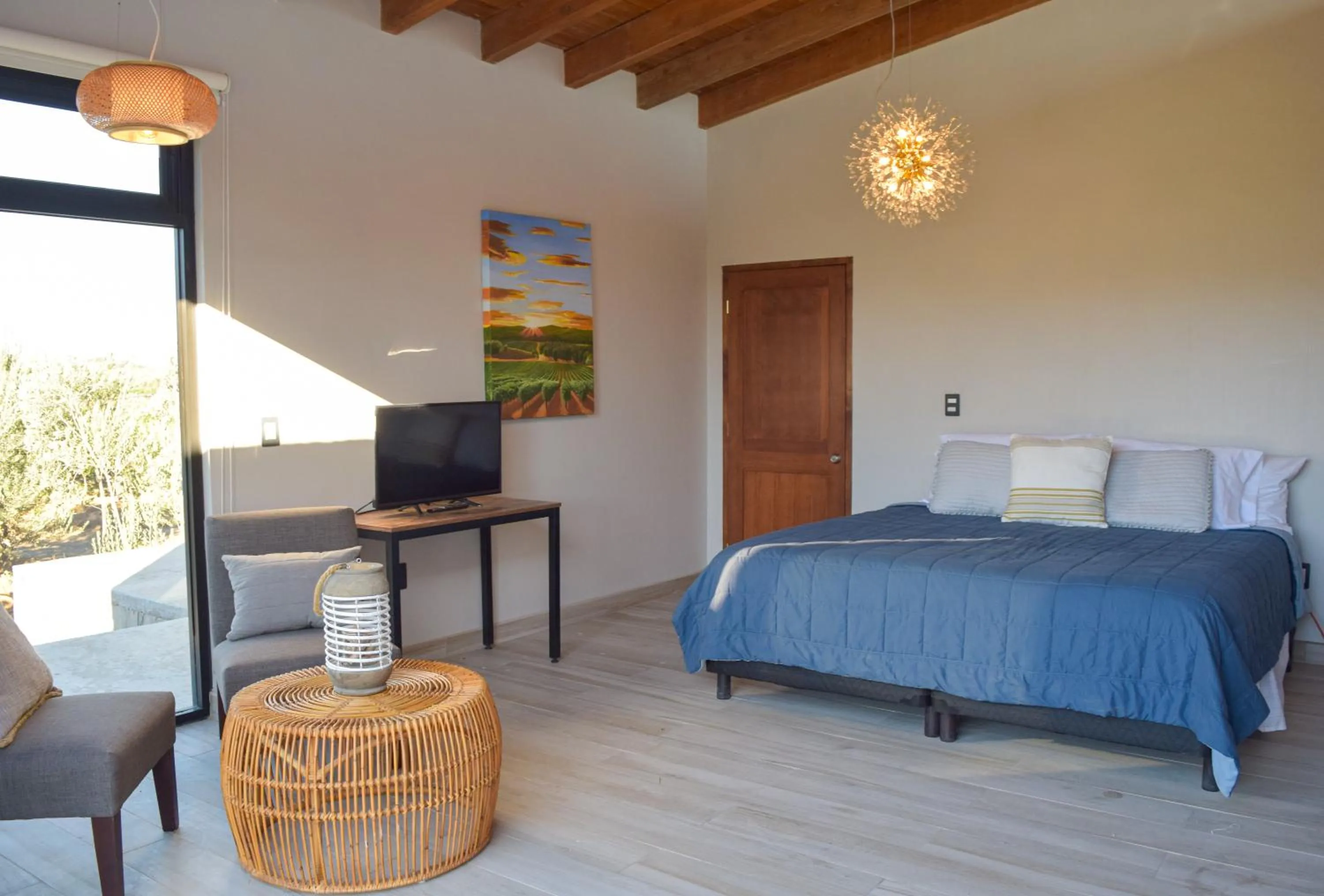 Photo of the whole room, Bed in Viñedo Casa la Noria