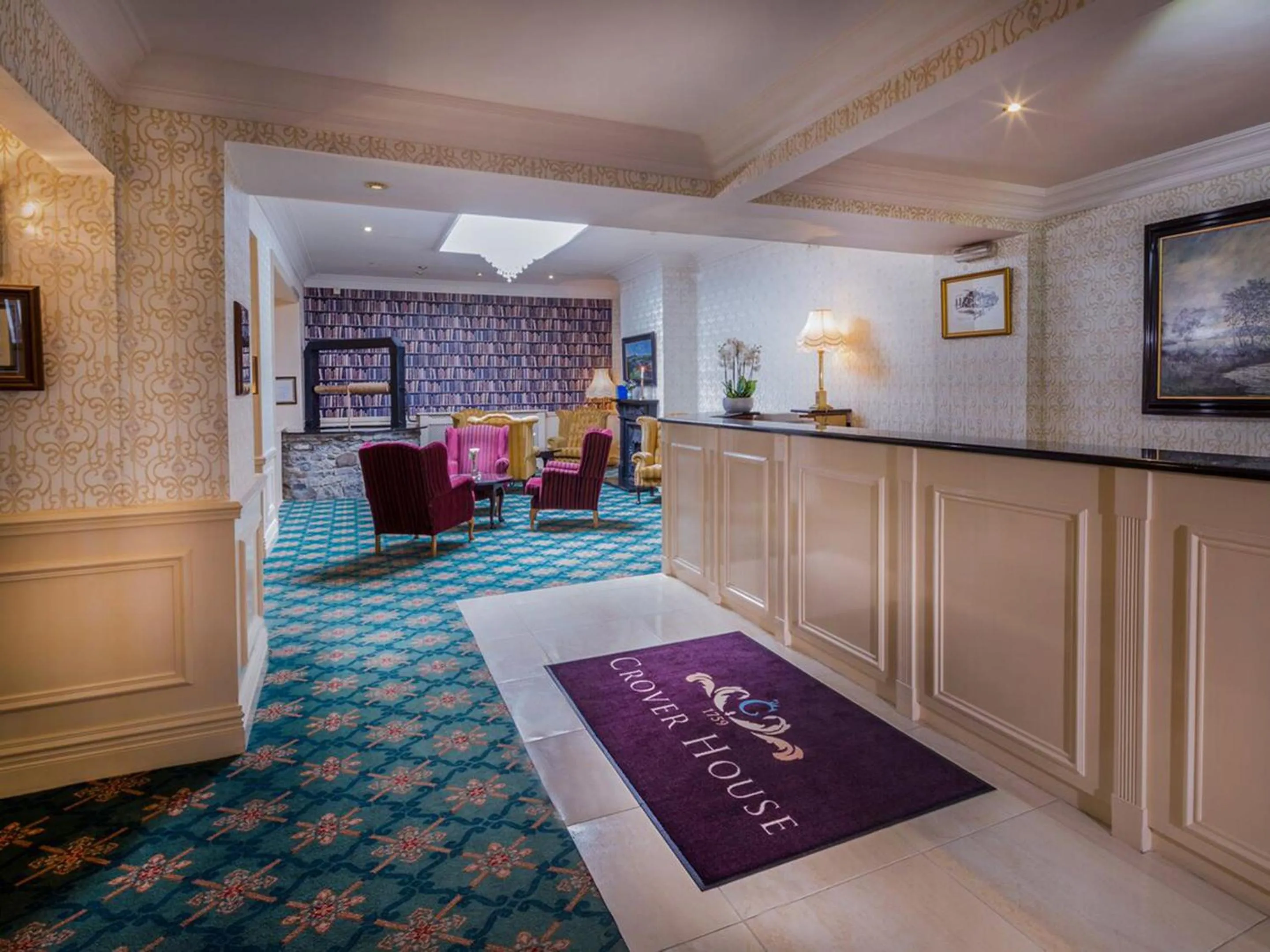 Lobby or reception in Crover House Hotel & Golf Club