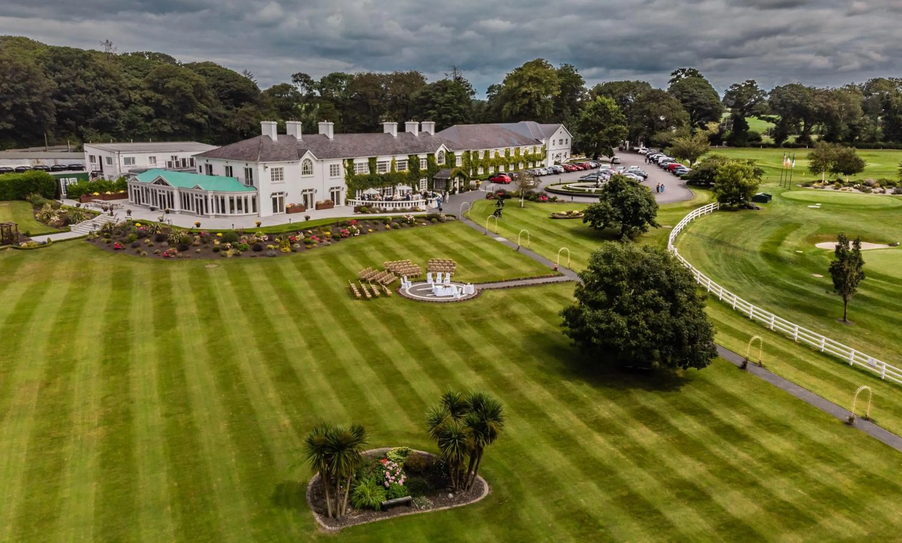 Bird's eye view in Crover House Hotel & Golf Club