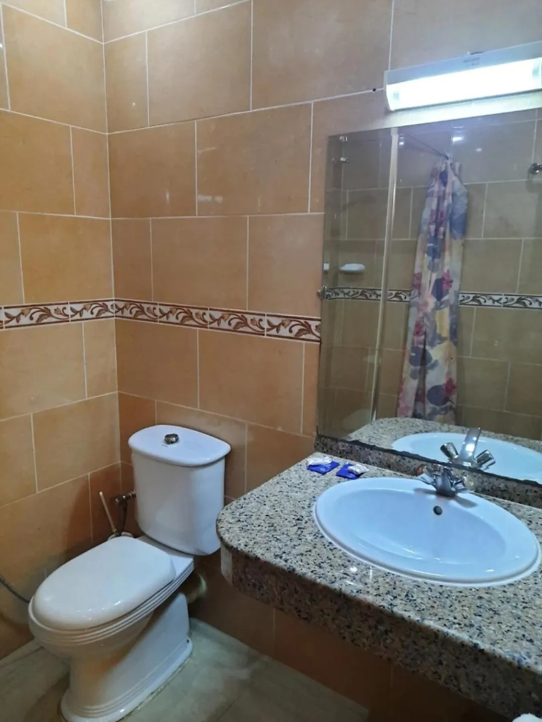 Shower in Hotel Les Ambassadeurs