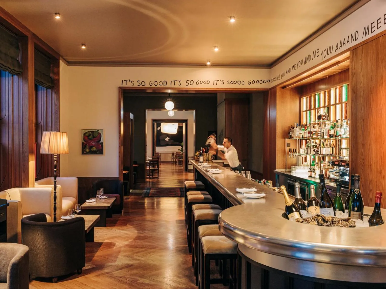 Lounge or bar in Boutique Hotel Château Royal