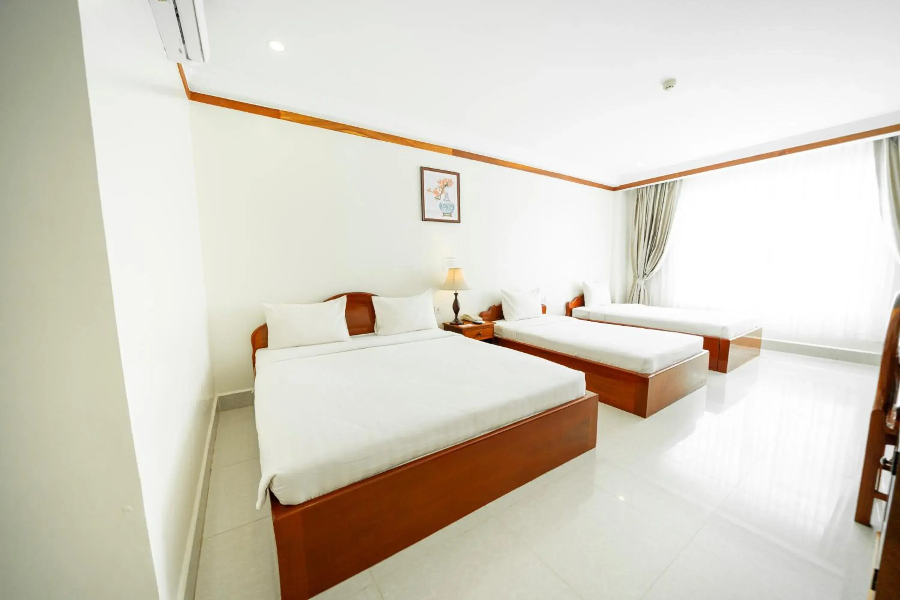 Bed in Pursat Riverside Hotel & Spa Bed in Pursat Riverside Hotel & Spa