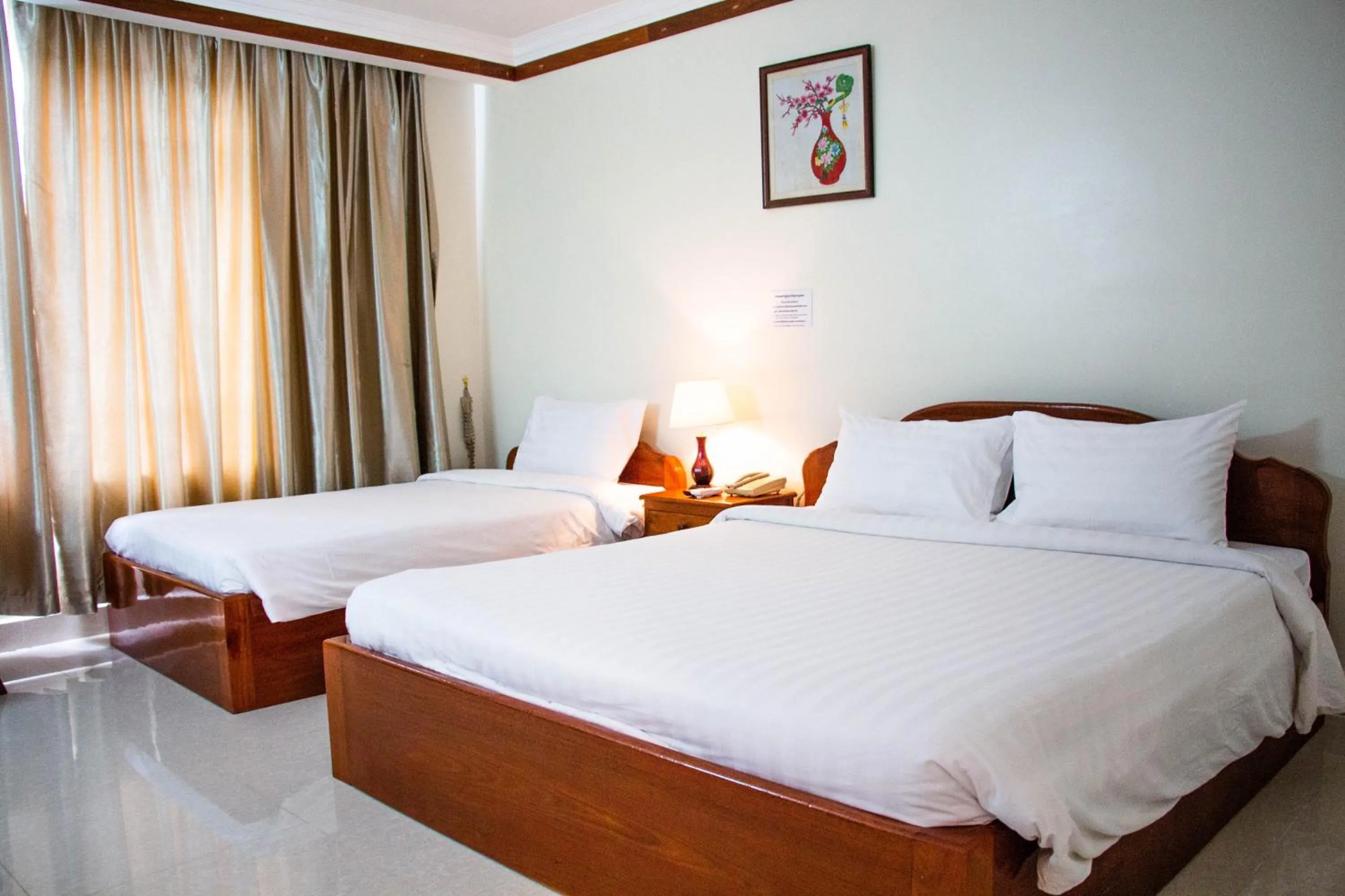 Bedroom, Bed in Pursat Riverside Hotel & Spa