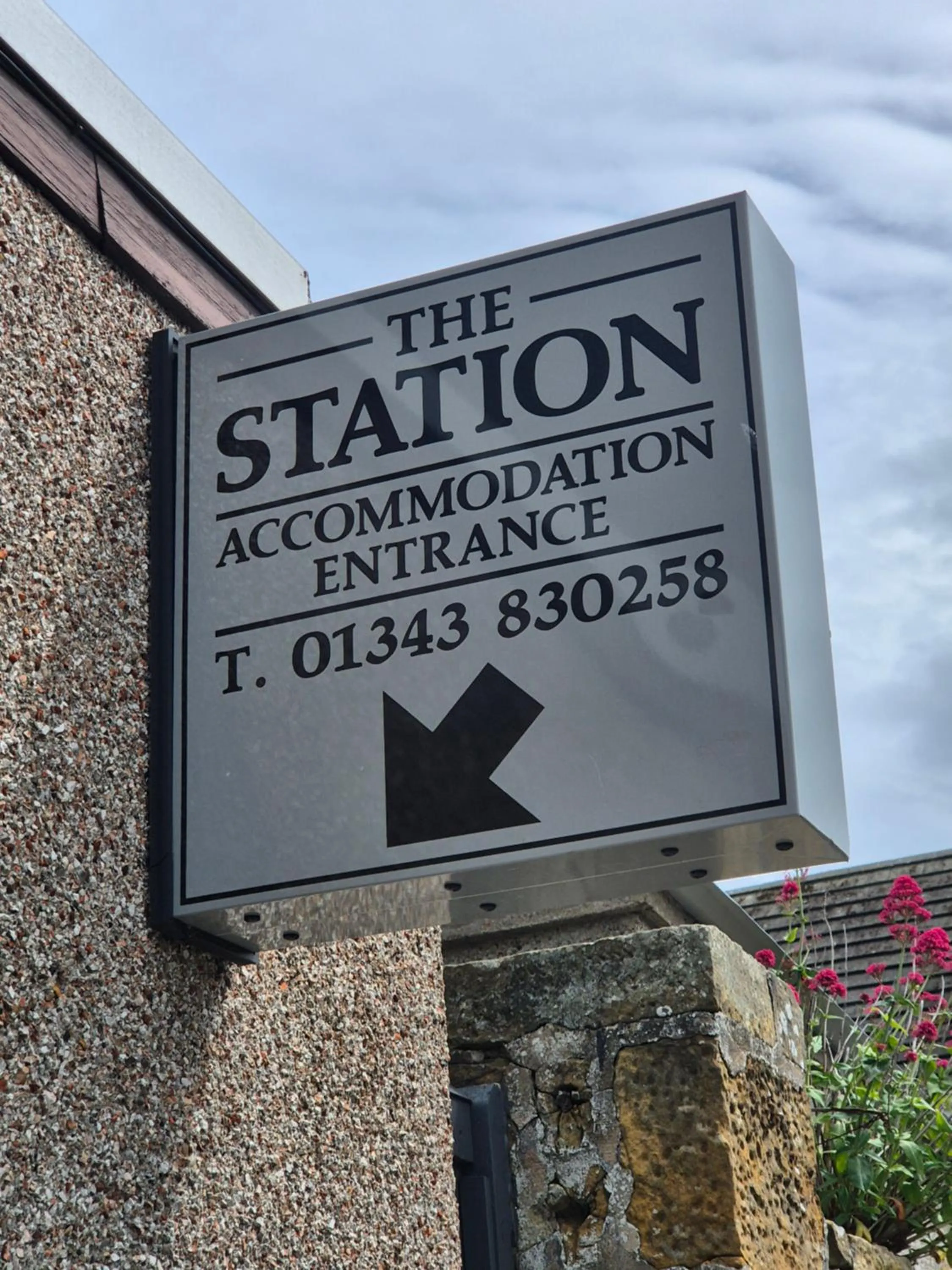 Property logo or sign in The Station