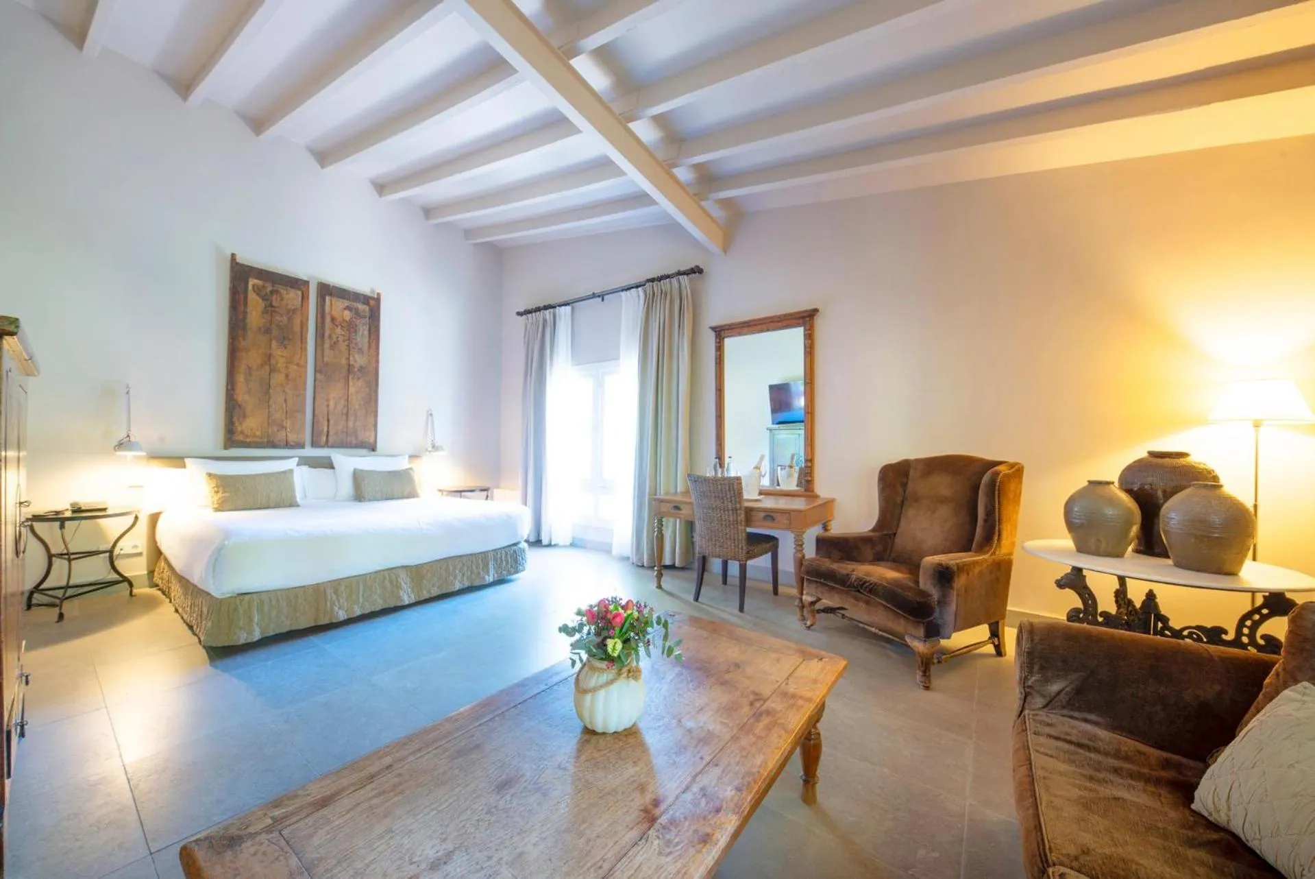 Photo of the whole room, Bed in Hotel Huerto del Cura