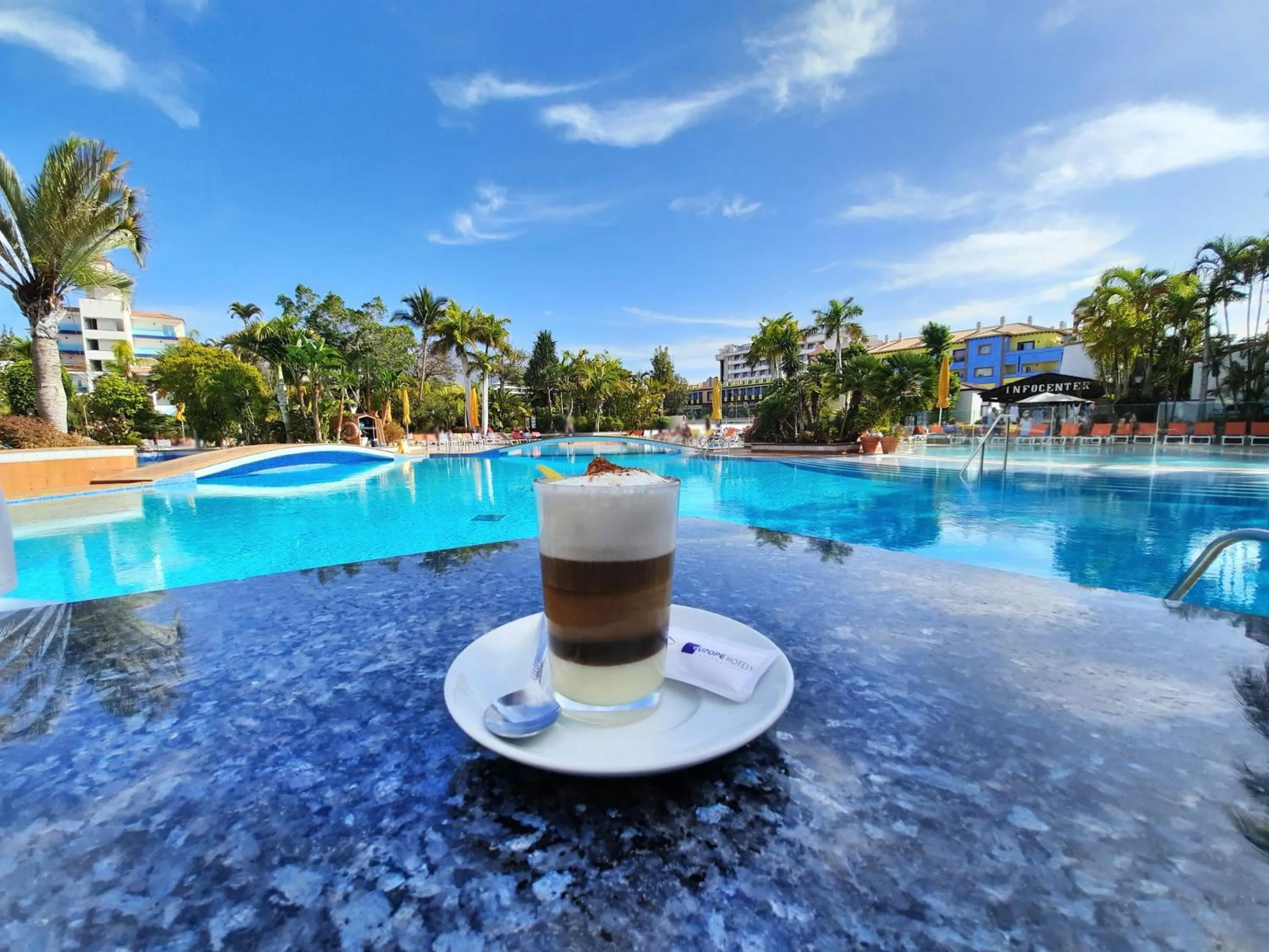 Pool view in Park Club Europe - All Inclusive Resort