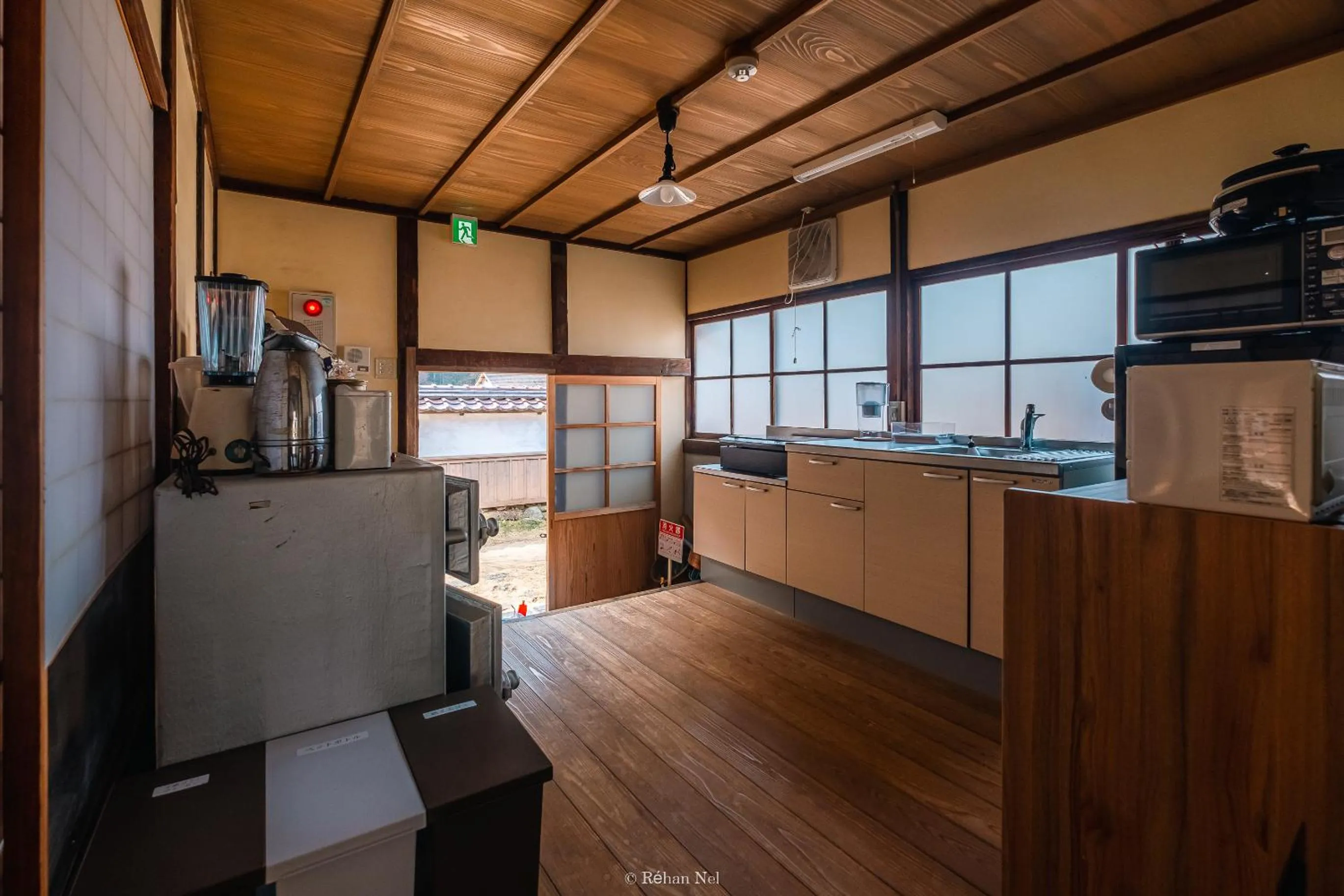 Coffee/tea facilities in Japan's oldest remaining company housing