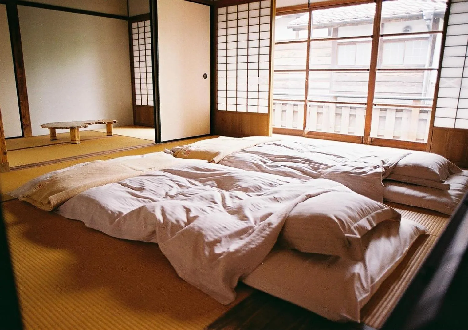 Bed in Japan's oldest remaining company housing
