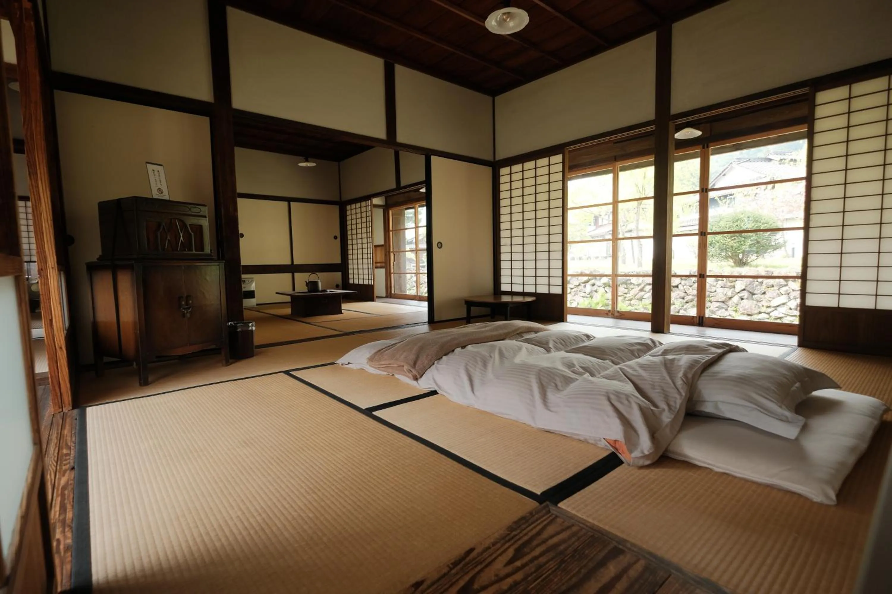 Bedroom, Bed in Japan's oldest remaining company housing