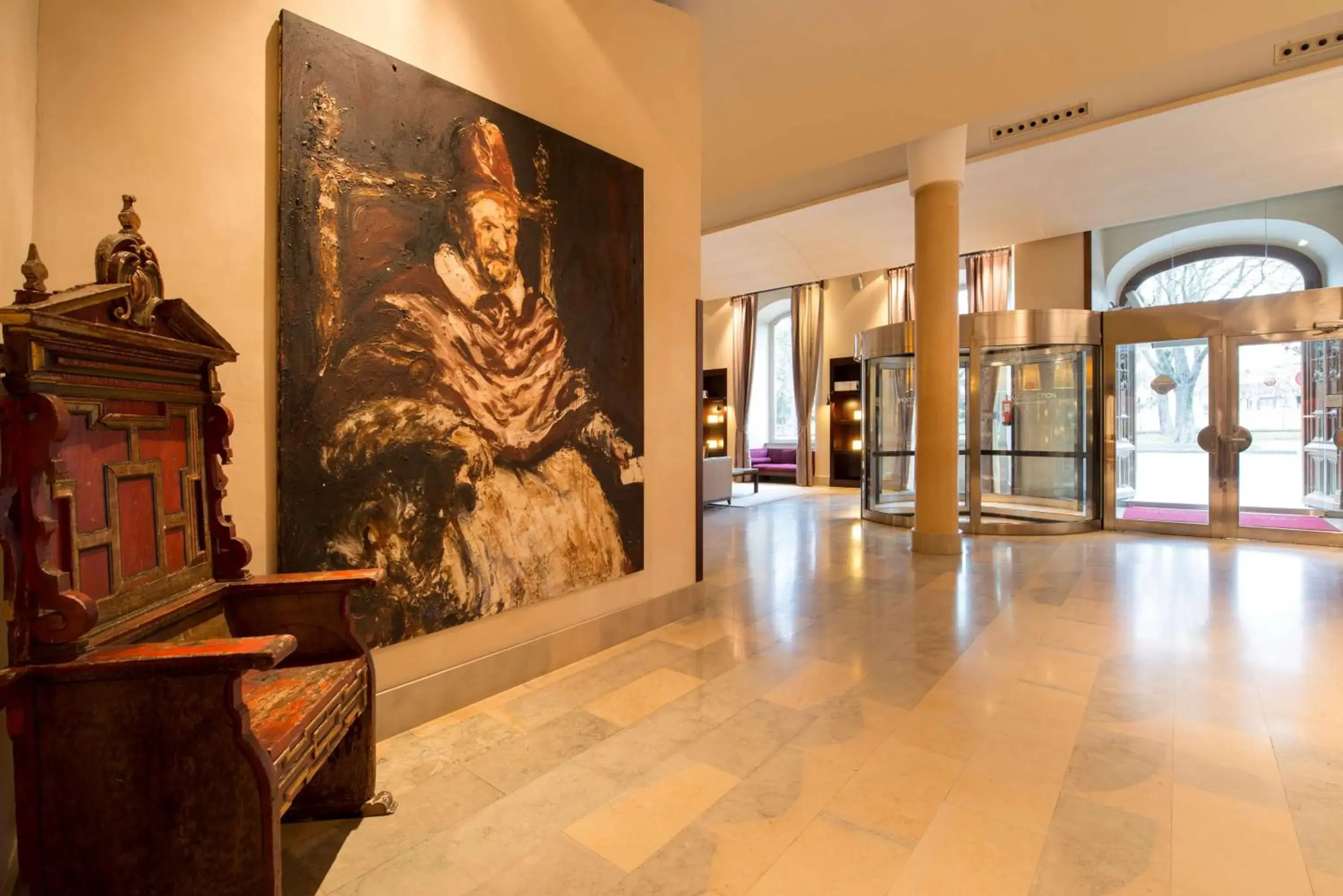 Lobby or reception in NH Collection Palacio de Burgos Lobby or reception in NH Collection Palacio de Burgos