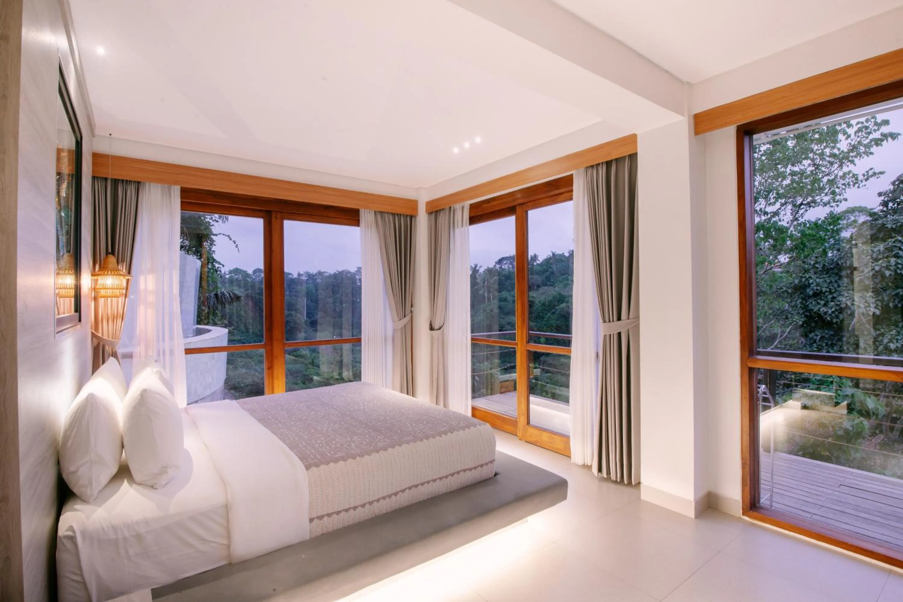 Bed in Villa Tamaro Bali