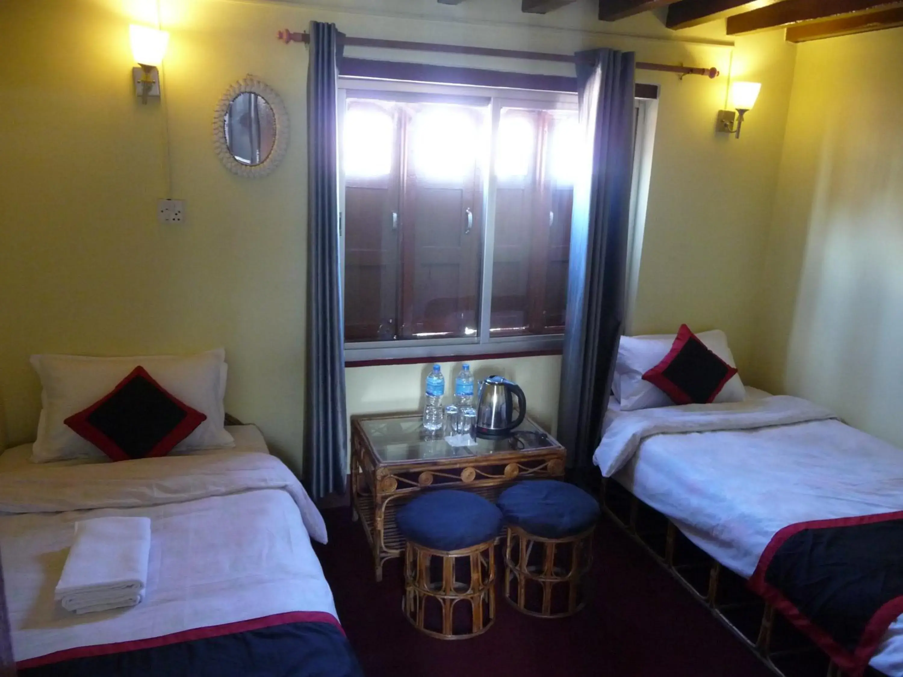 Twin Room in HOTEL RUPAKOT AND ROOFTOP RESTAURANT Twin Room in HOTEL RUPAKOT AND ROOFTOP RESTAURANT