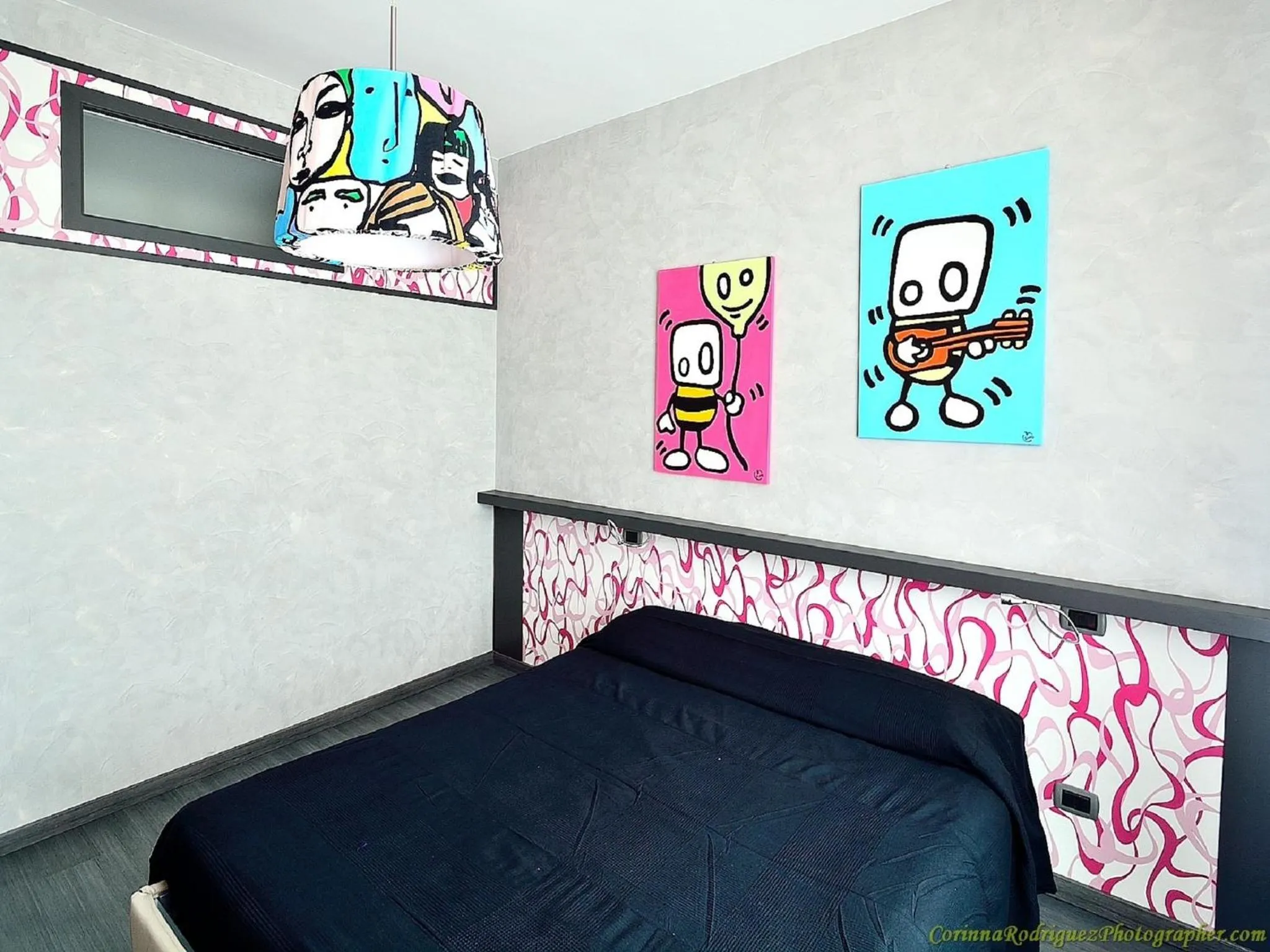 Bathroom, Bed in Affittacamere Tiburstation