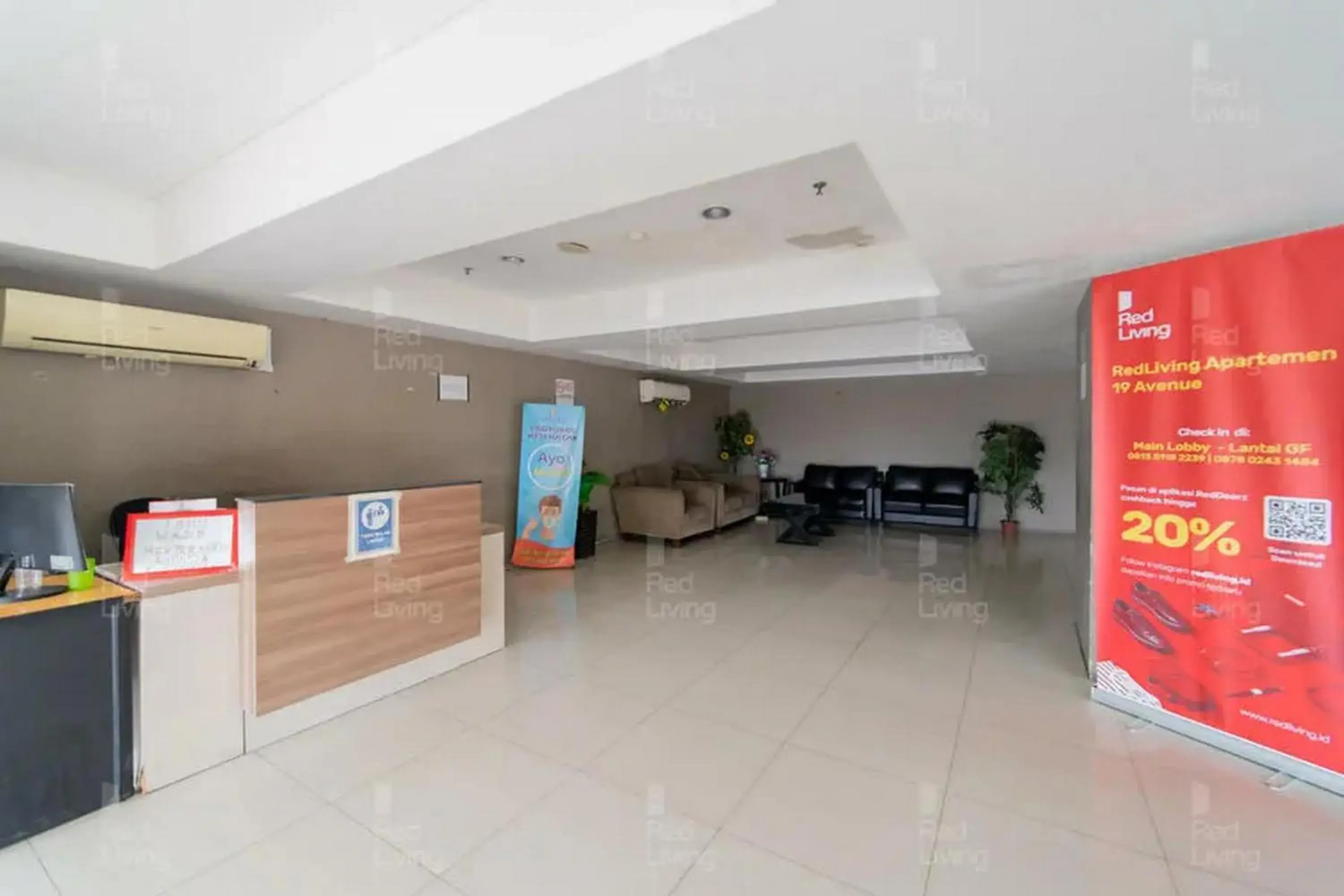 Lobby or reception in RedLiving Apartemen 19 Avenue - Amanah Room Lobby or reception in RedLiving Apartemen 19 Avenue - Amanah Room